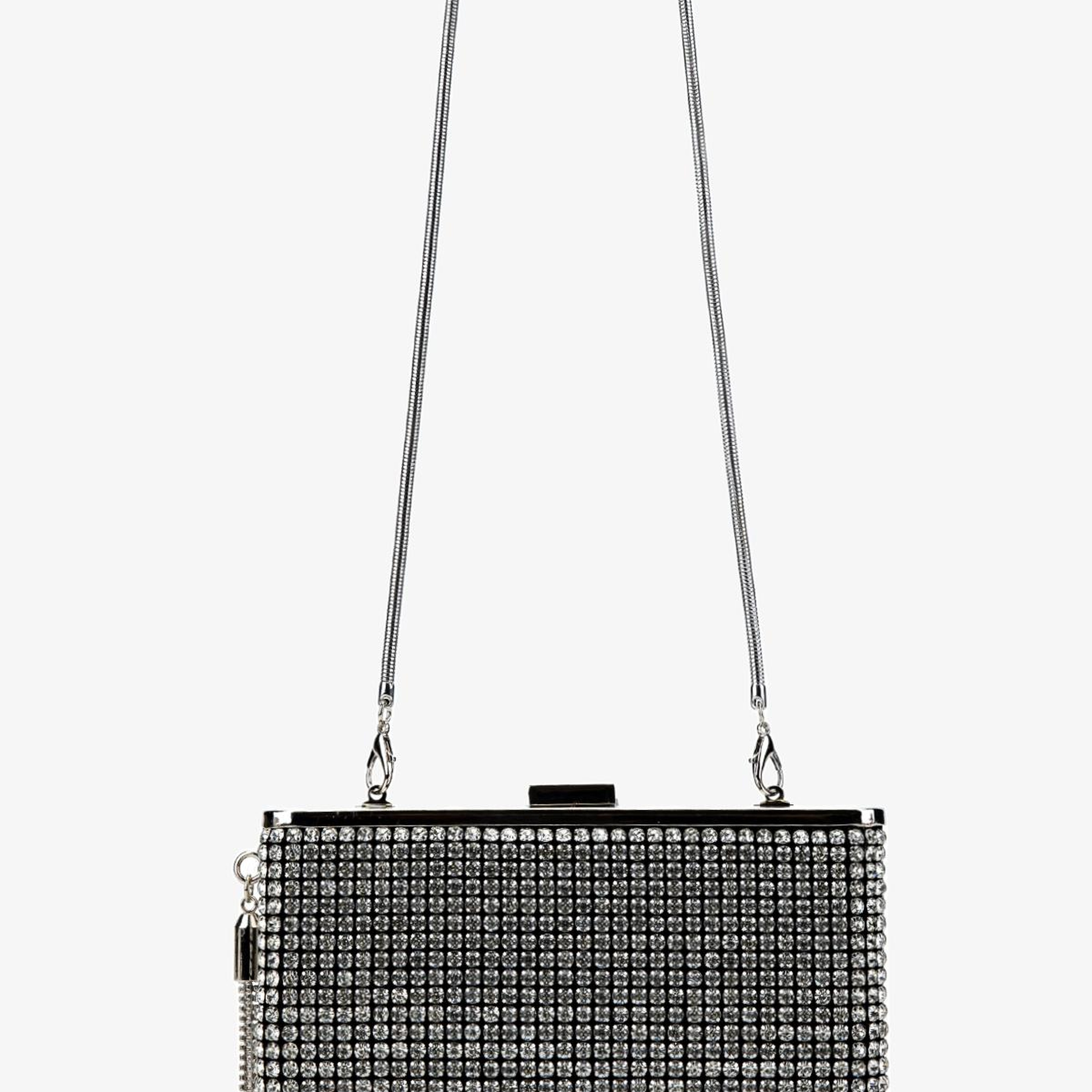 Valmenti Kadın Suni Deri Gri Omuz Çanta