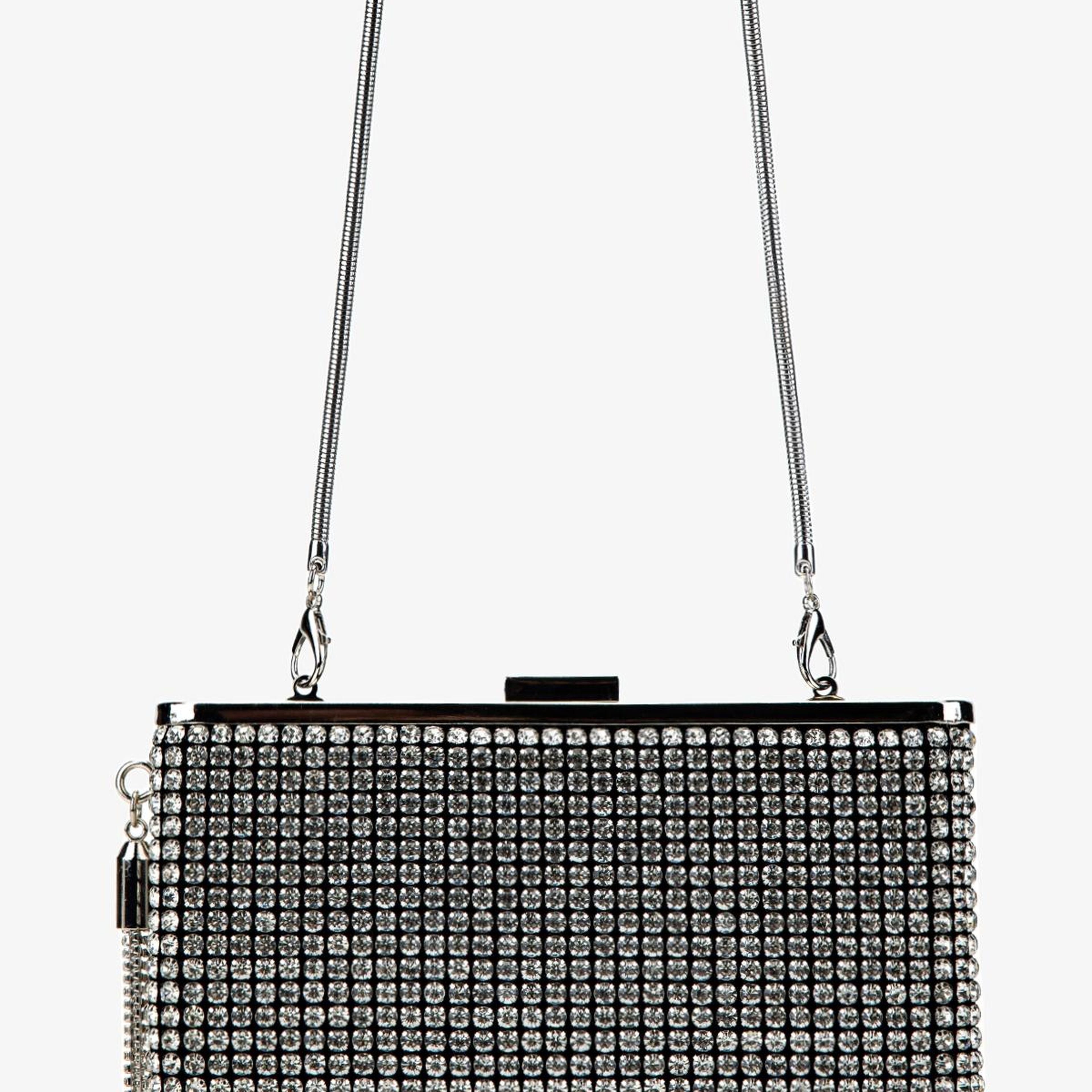 Valmenti Kadın Suni Deri Gri Omuz Çanta