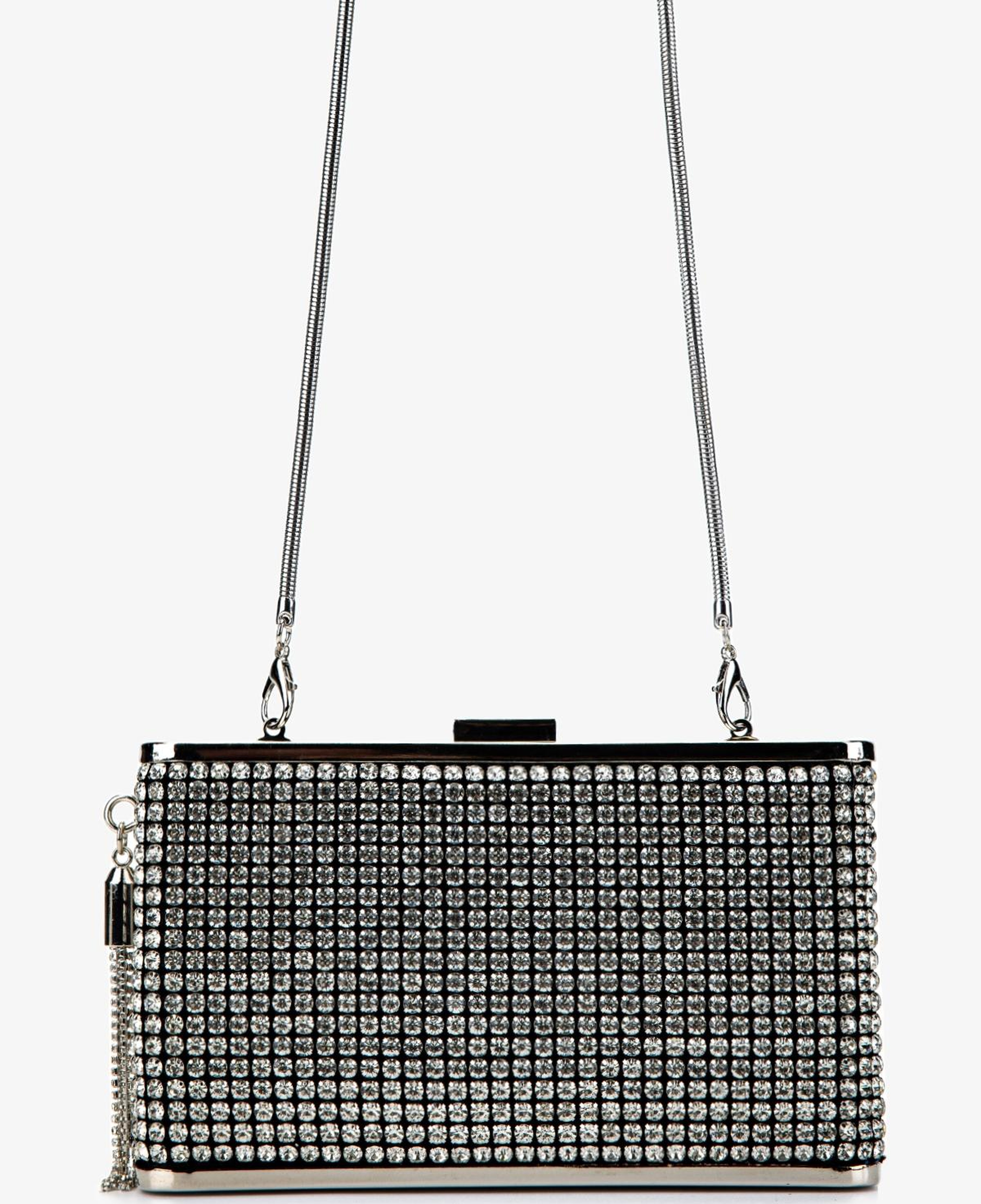 Valmenti Kadın Suni Deri Gri Omuz Çanta