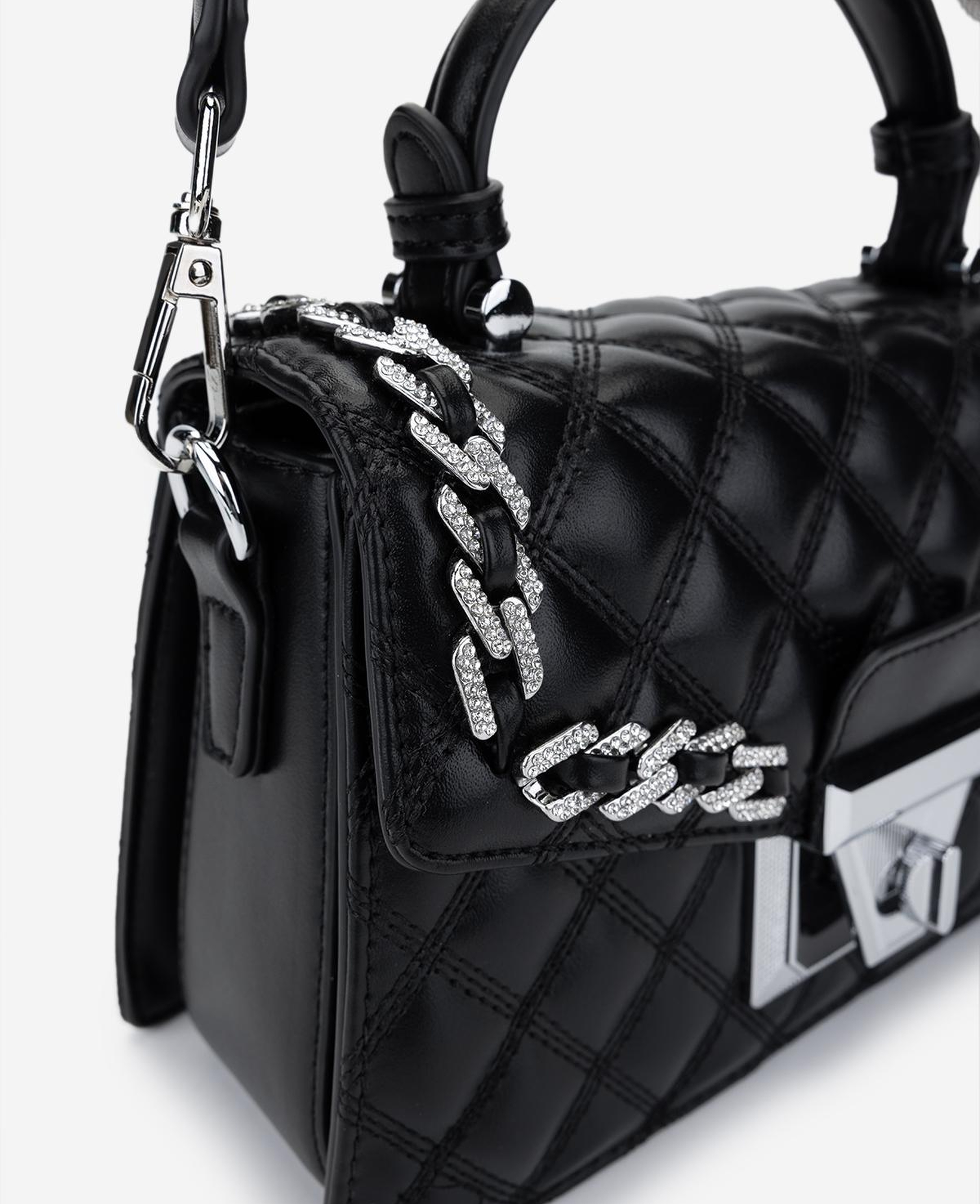 Valmenti Kadın Suni Deri Siyah Omuz Çanta