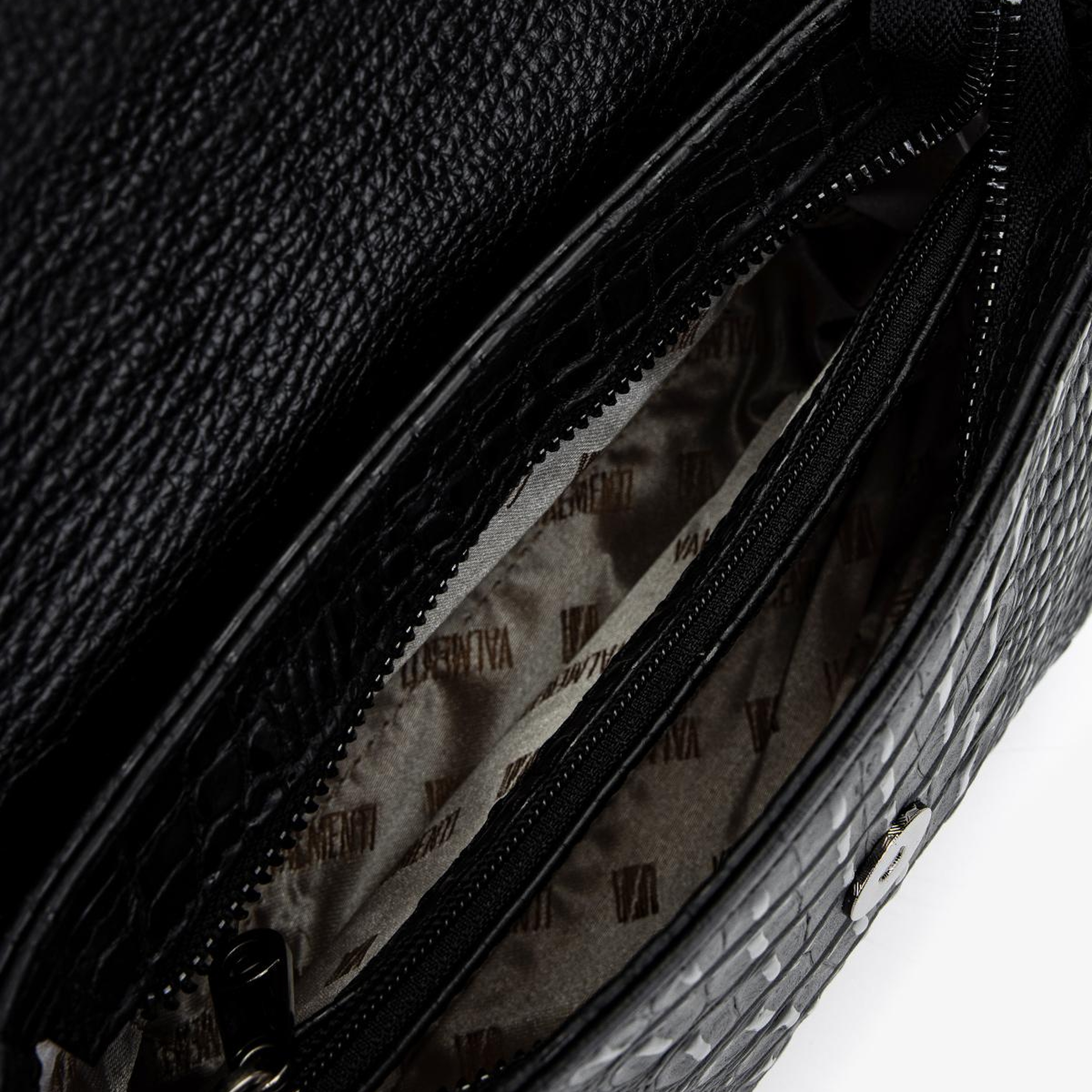 Valmenti Kadın Hakiki Deri Siyah Kol Çantası