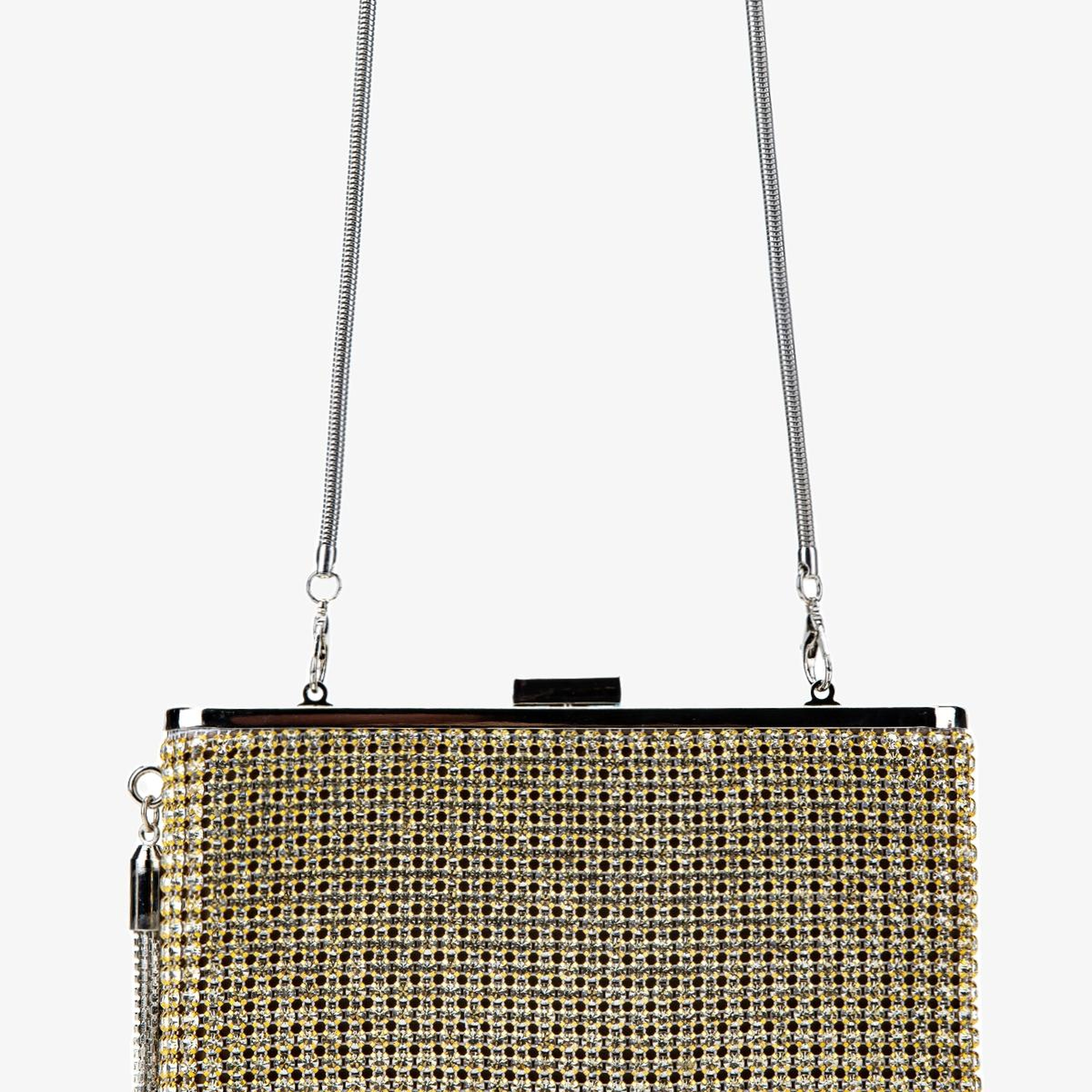 Valmenti Kadın Suni Deri Altın Omuz Çanta