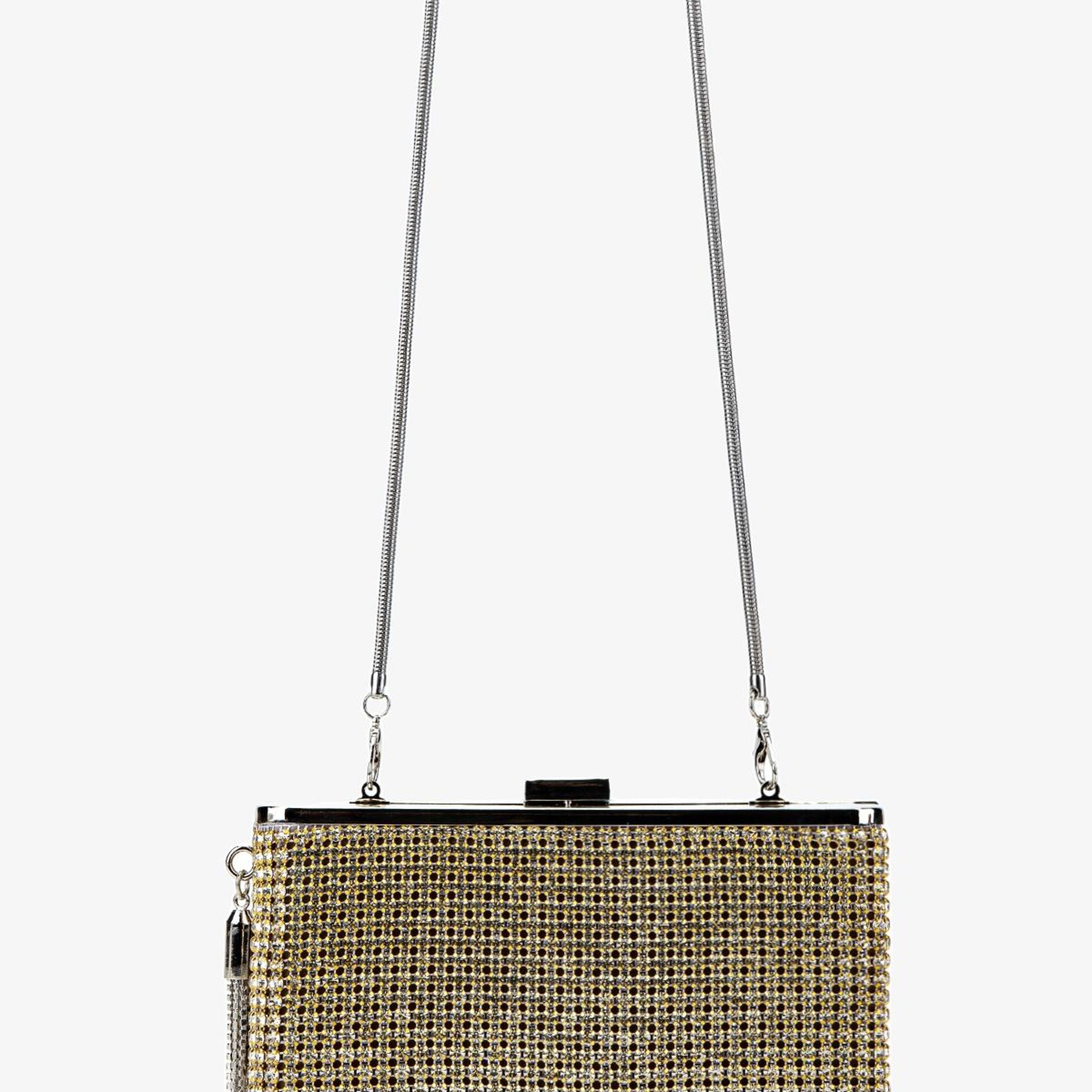 Valmenti Kadın Suni Deri Altın Omuz Çanta