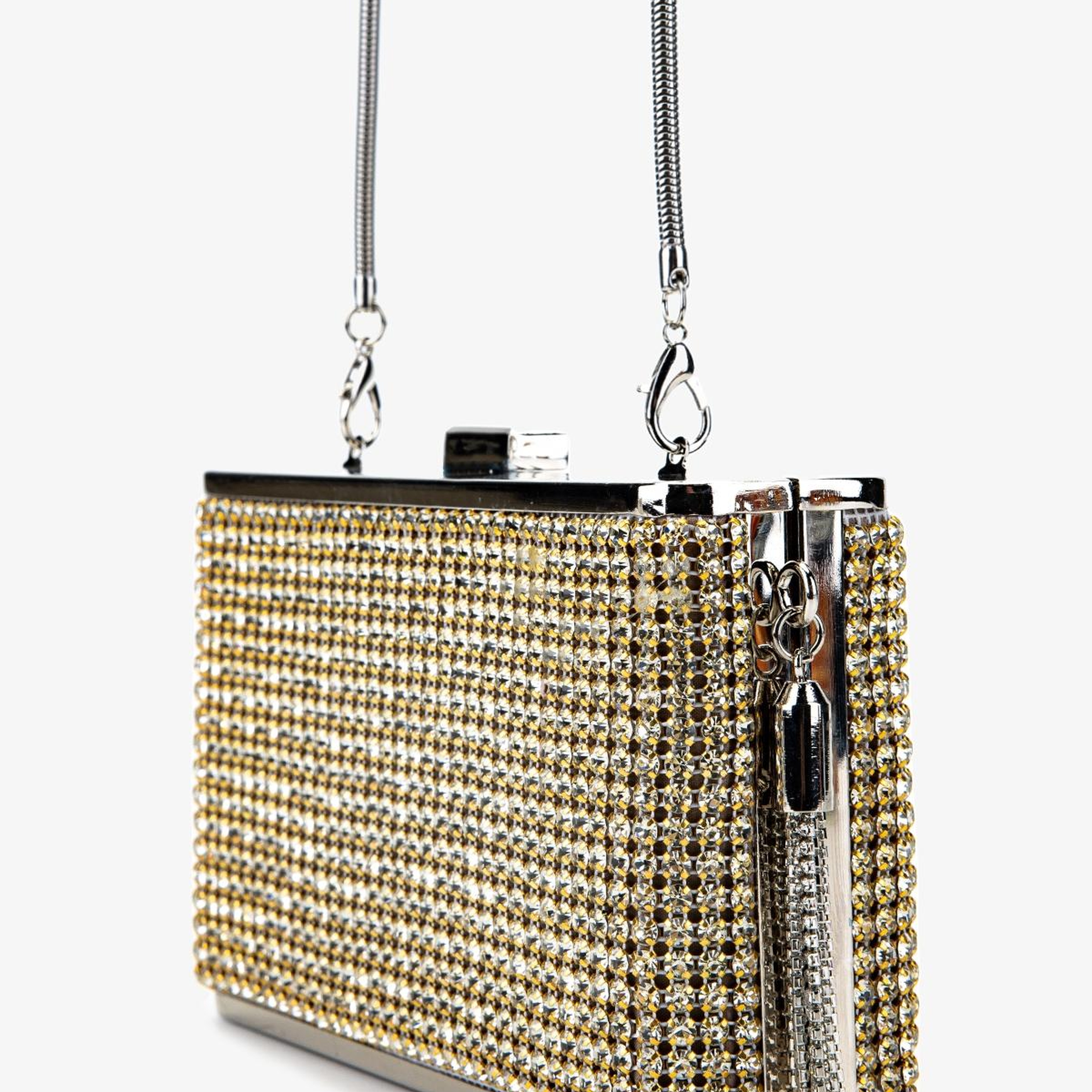 Valmenti Kadın Suni Deri Altın Omuz Çanta