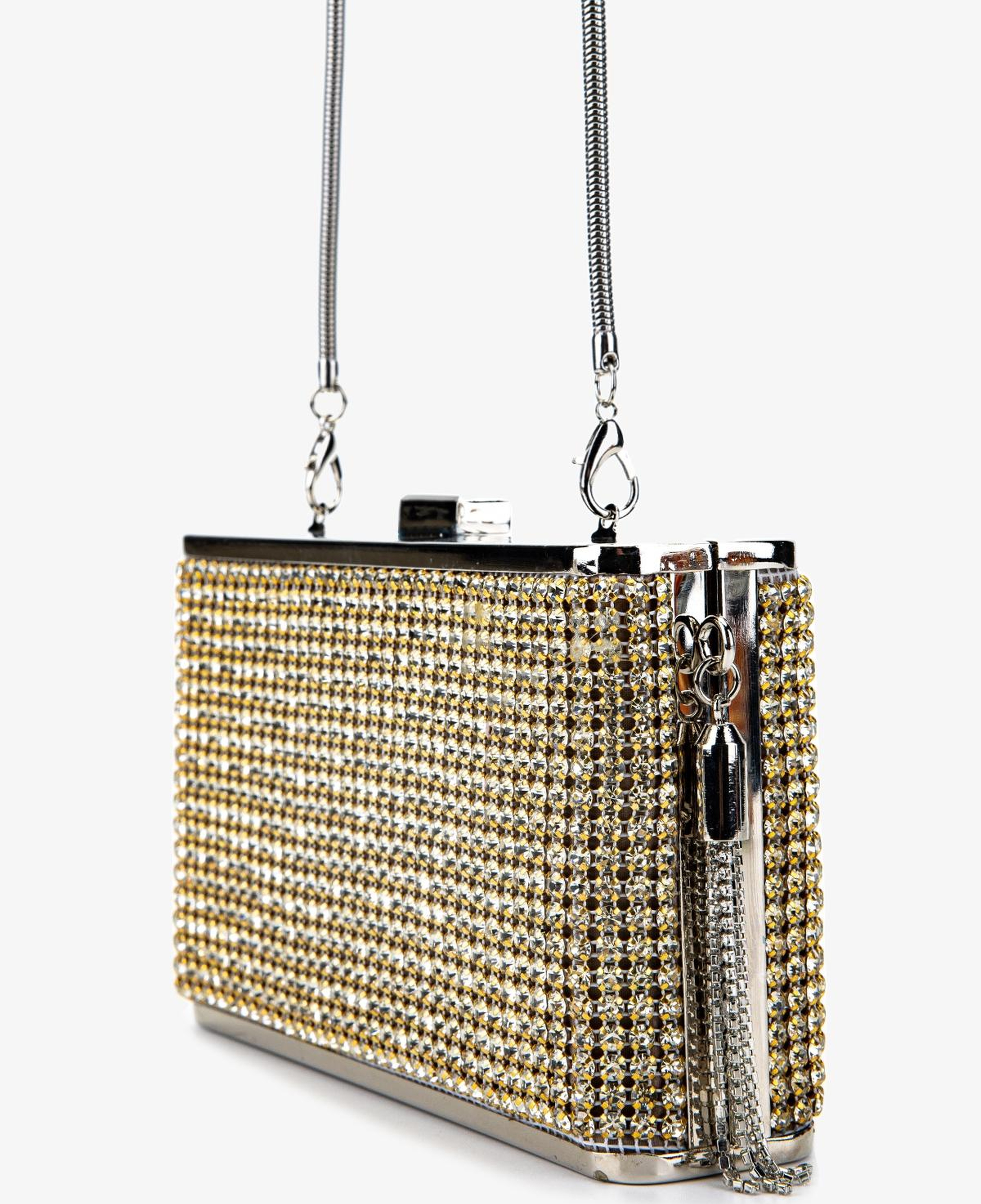 Valmenti Kadın Suni Deri Altın Omuz Çanta