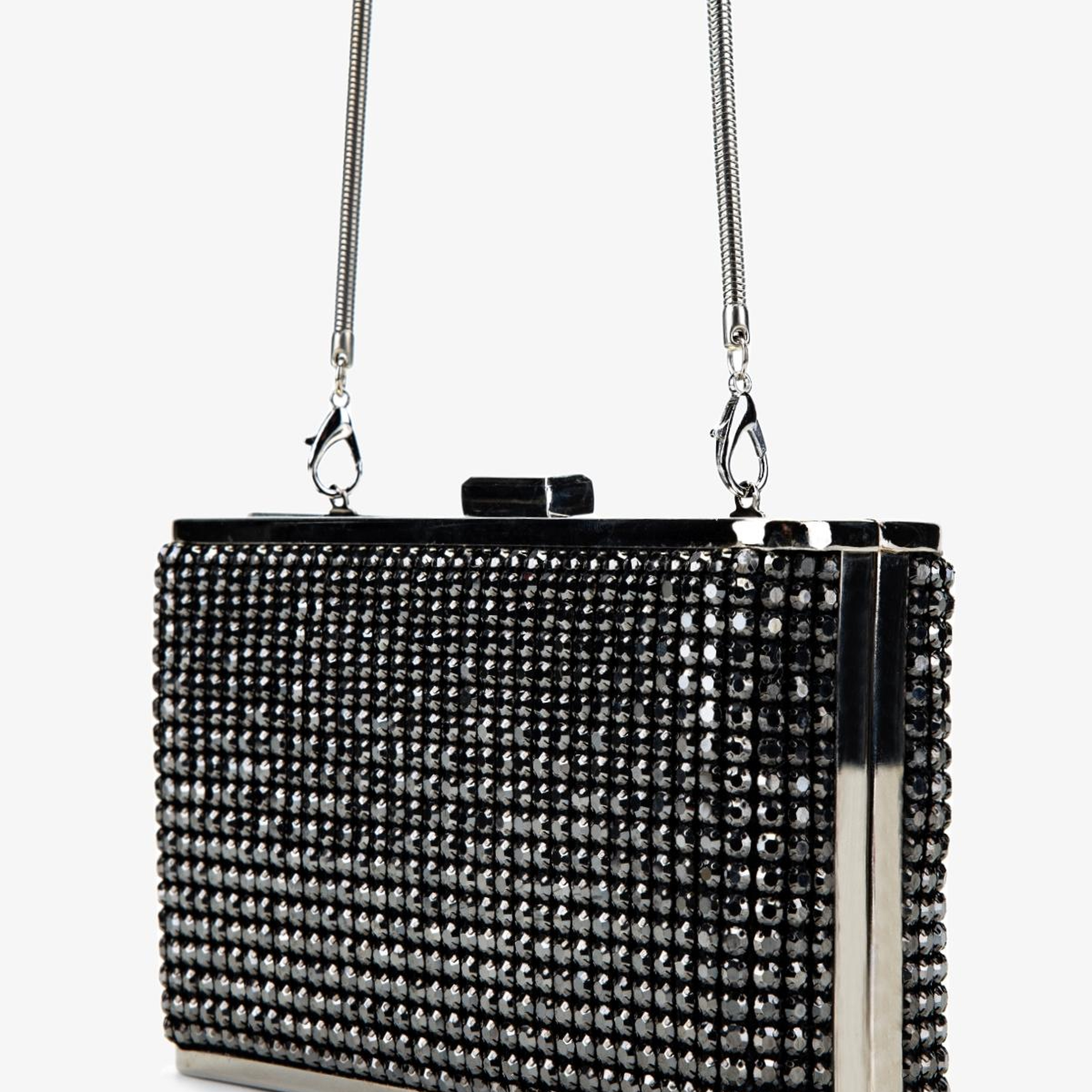 Valmenti Kadın Suni Deri Metalik Omuz Çanta