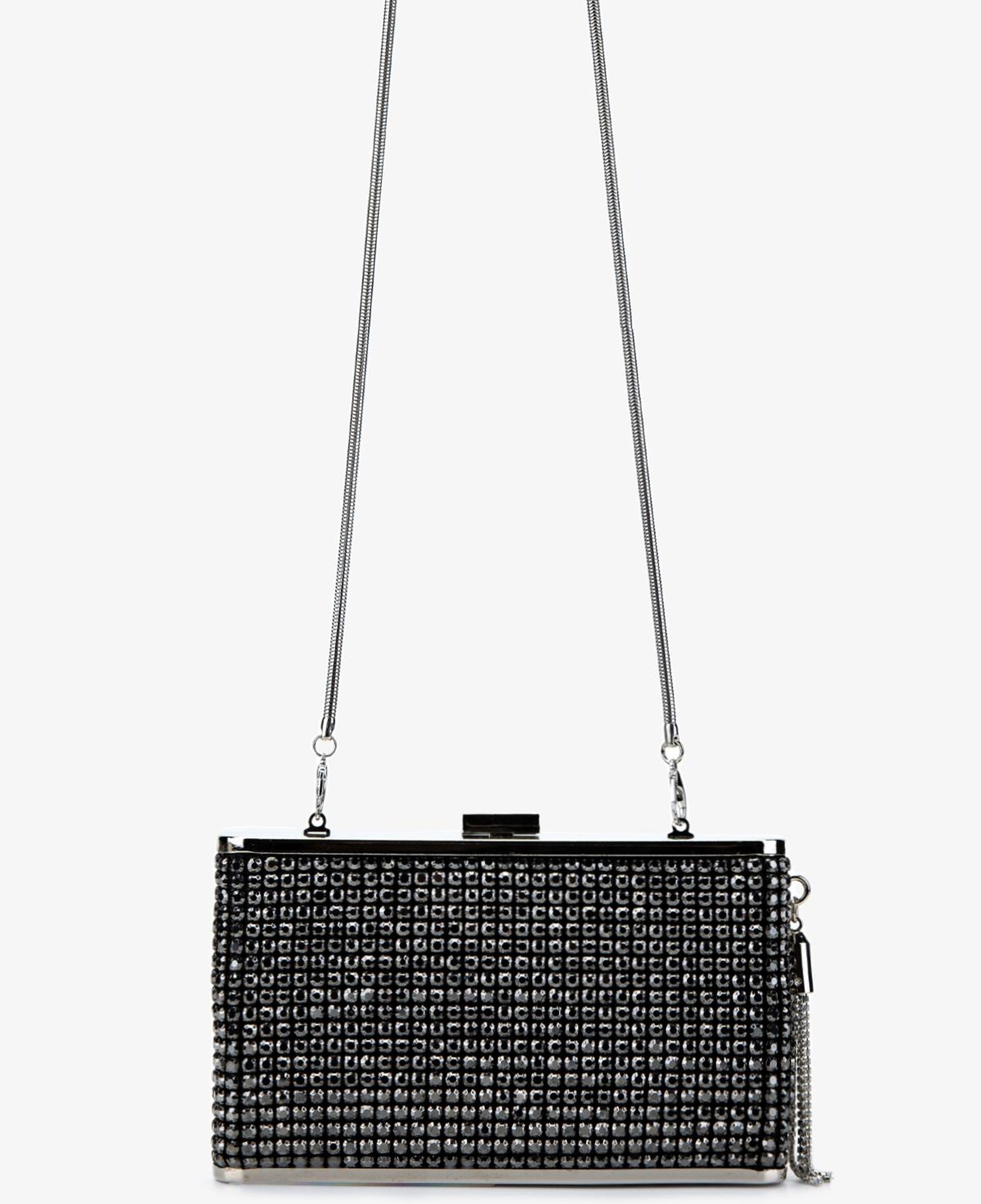 Valmenti Kadın Suni Deri Metalik Omuz Çanta