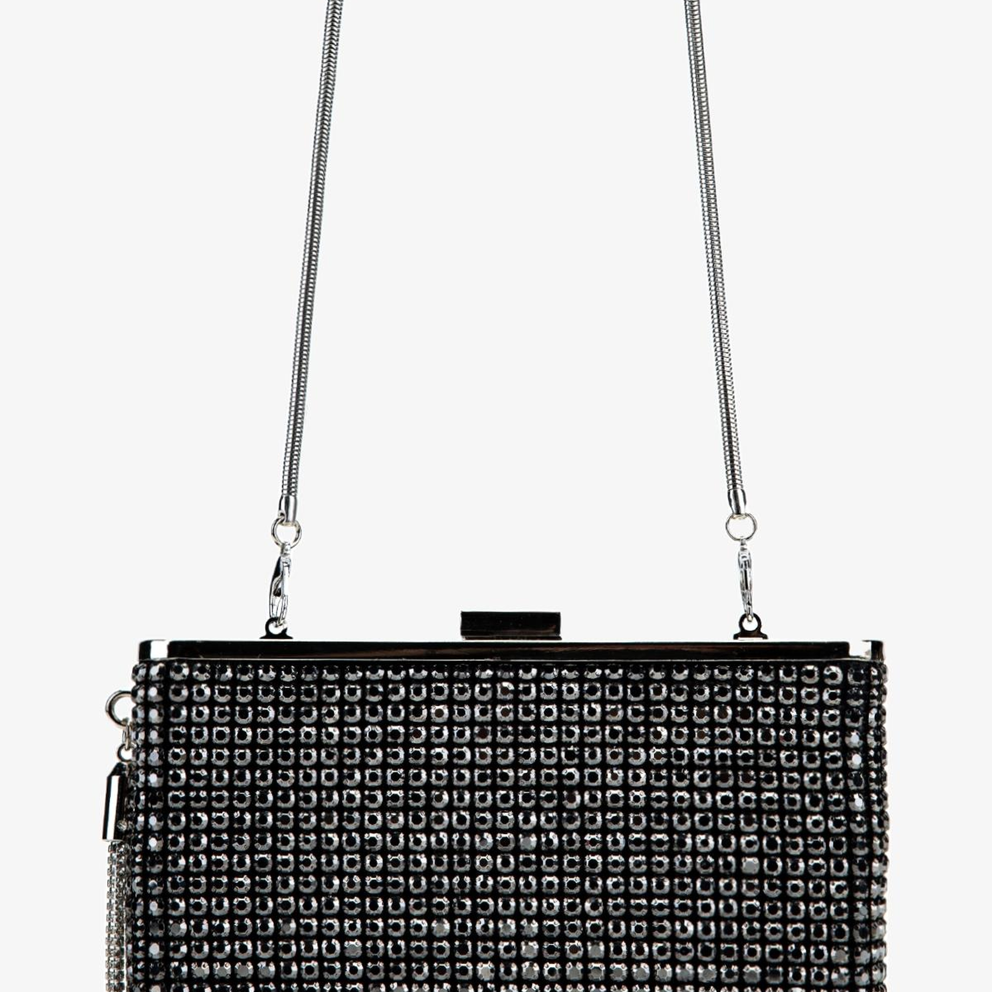 Valmenti Kadın Suni Deri Metalik Omuz Çanta