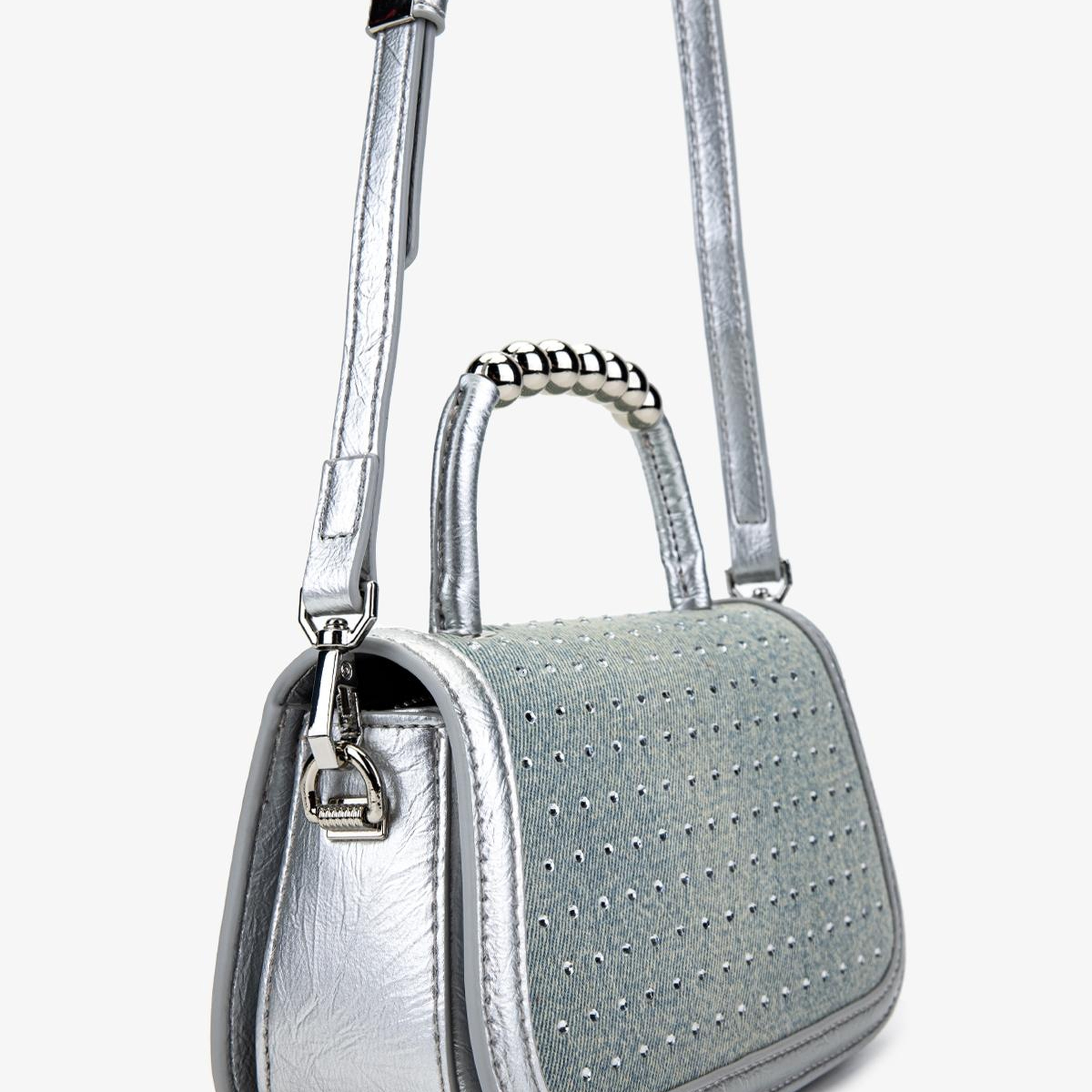 Valmenti Kadın Suni Deri Mavi Omuz Çanta