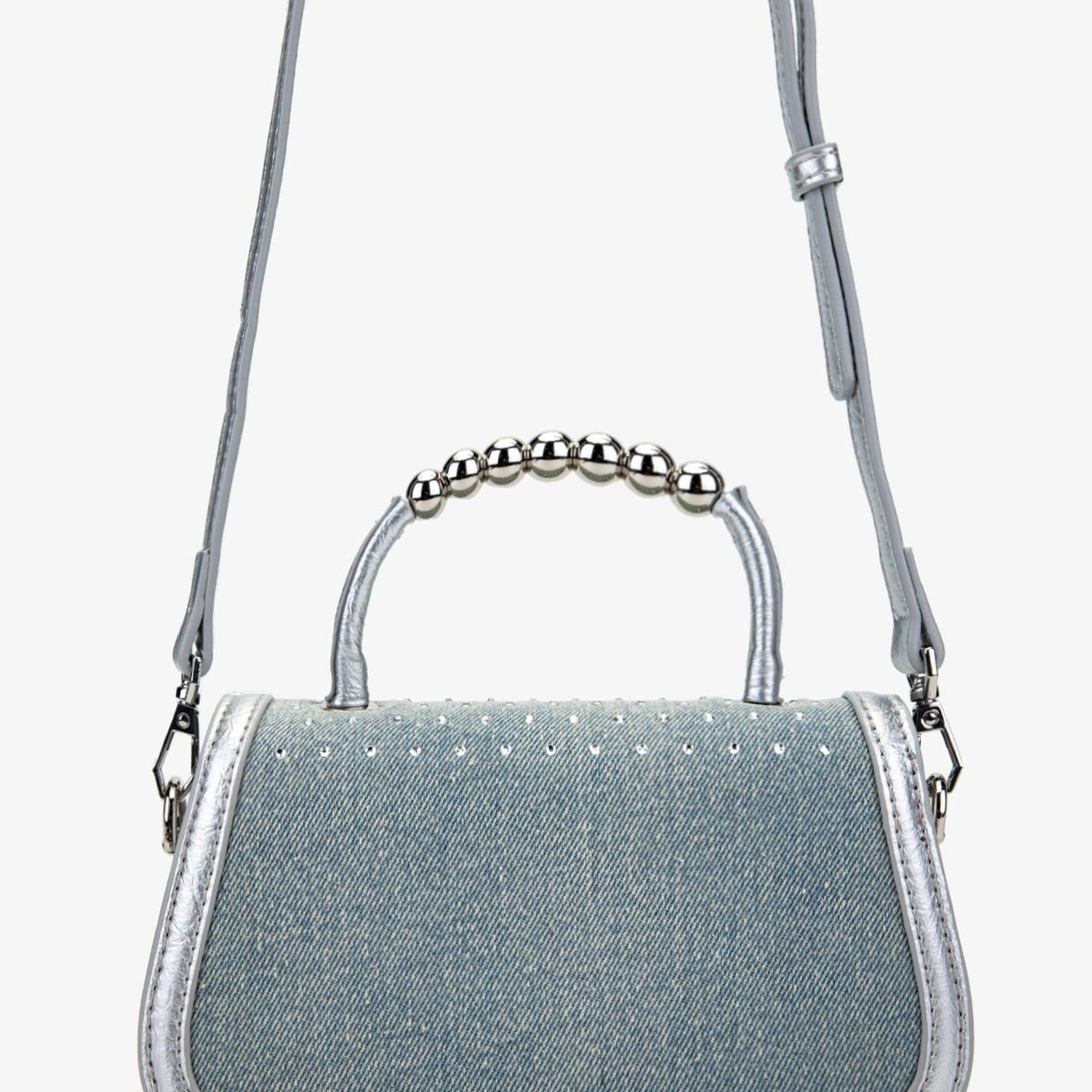 Valmenti Kadın Suni Deri Mavi Omuz Çanta