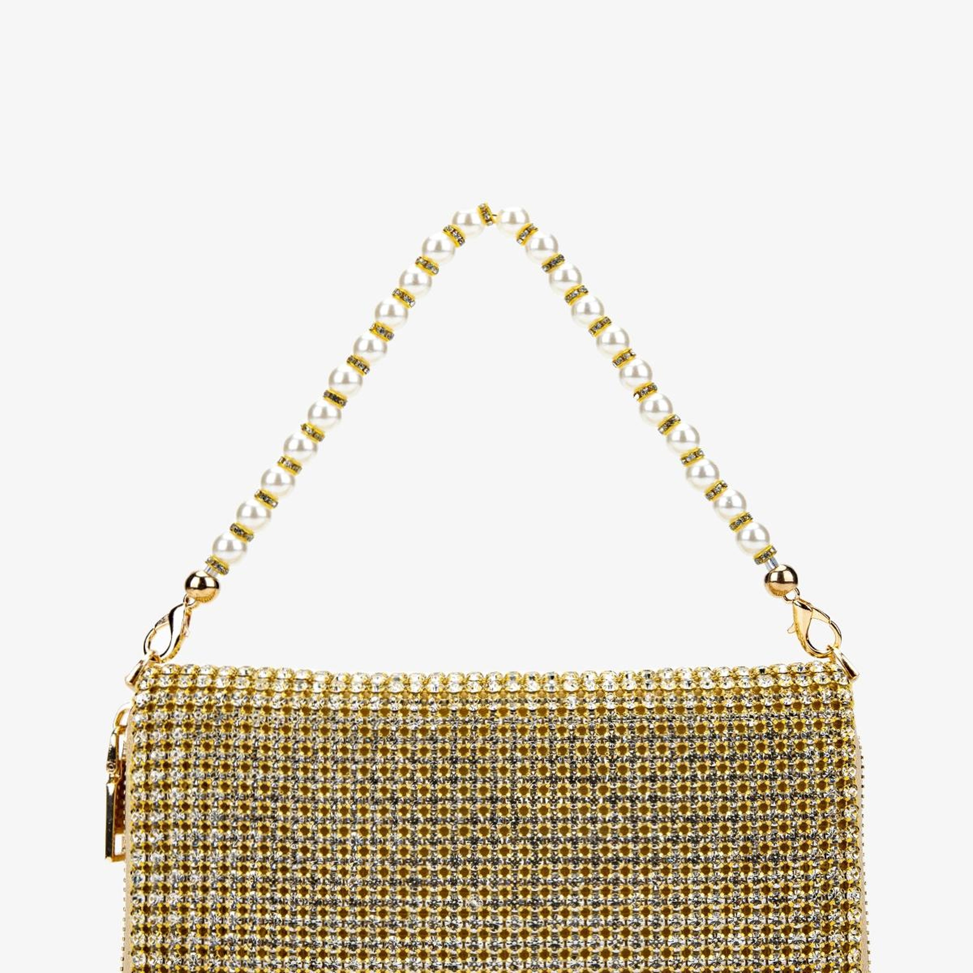 Valmenti Kadın Suni Deri Gold Omuz Çanta