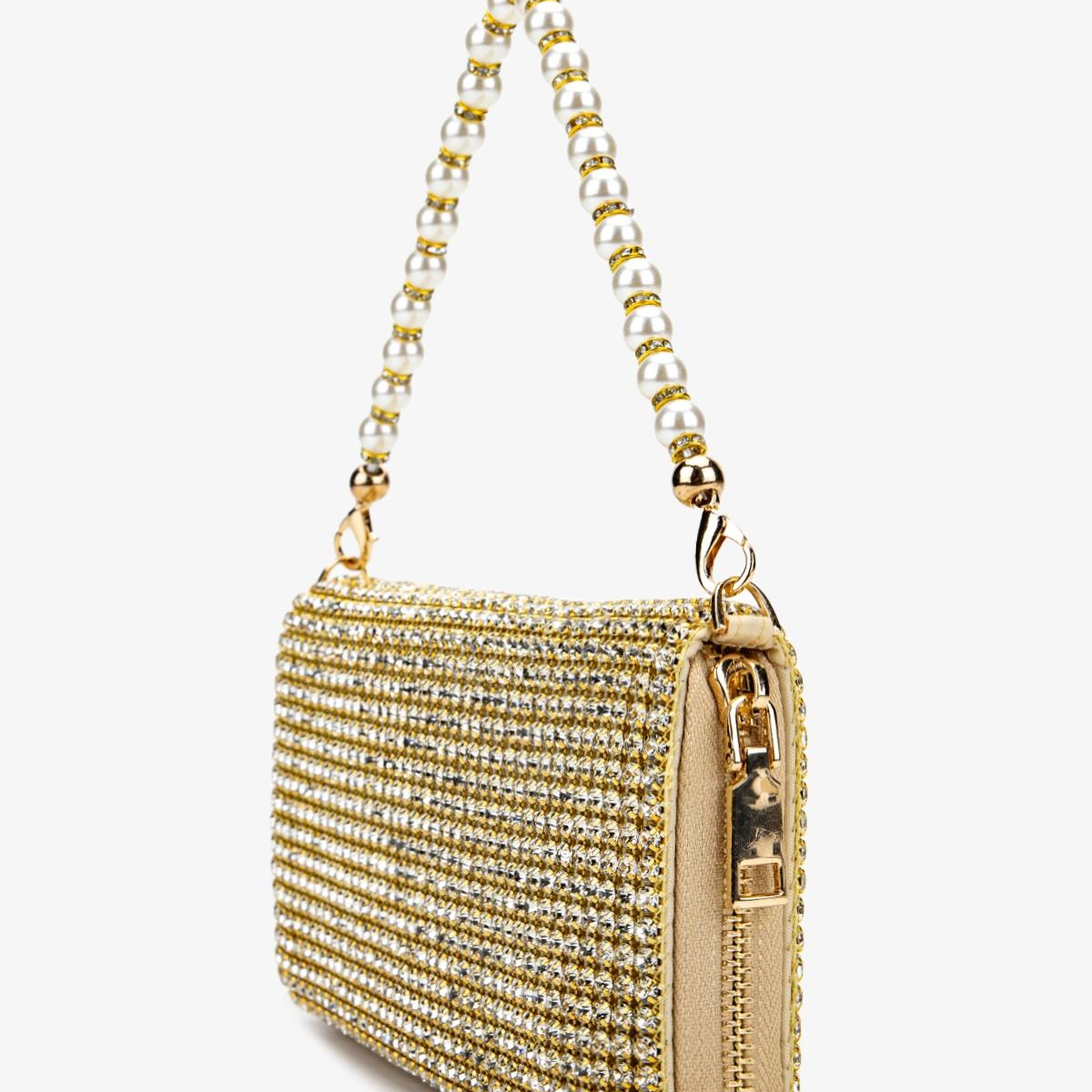 Valmenti Kadın Suni Deri Gold Omuz Çanta