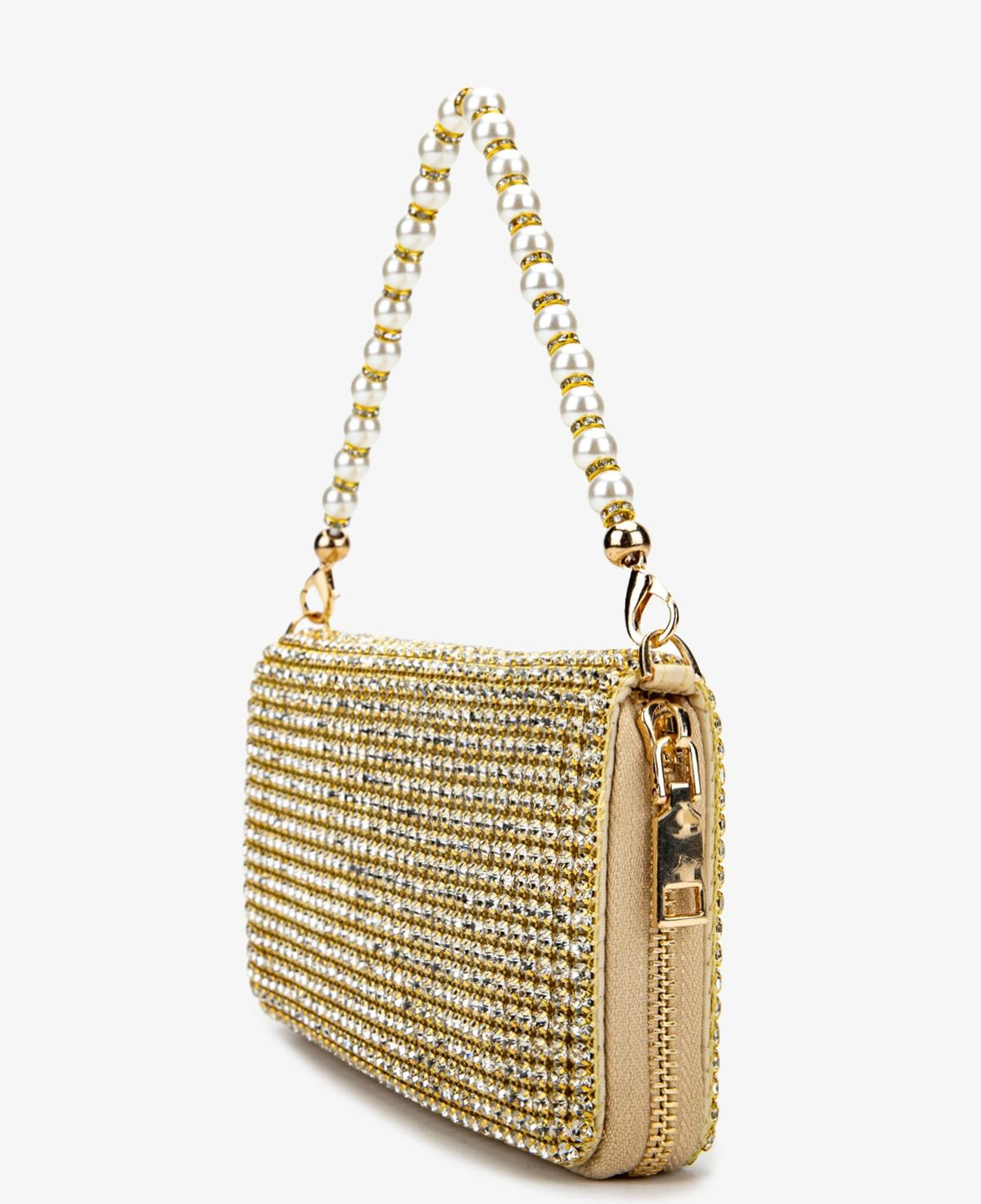 Valmenti Kadın Suni Deri Gold Omuz Çanta