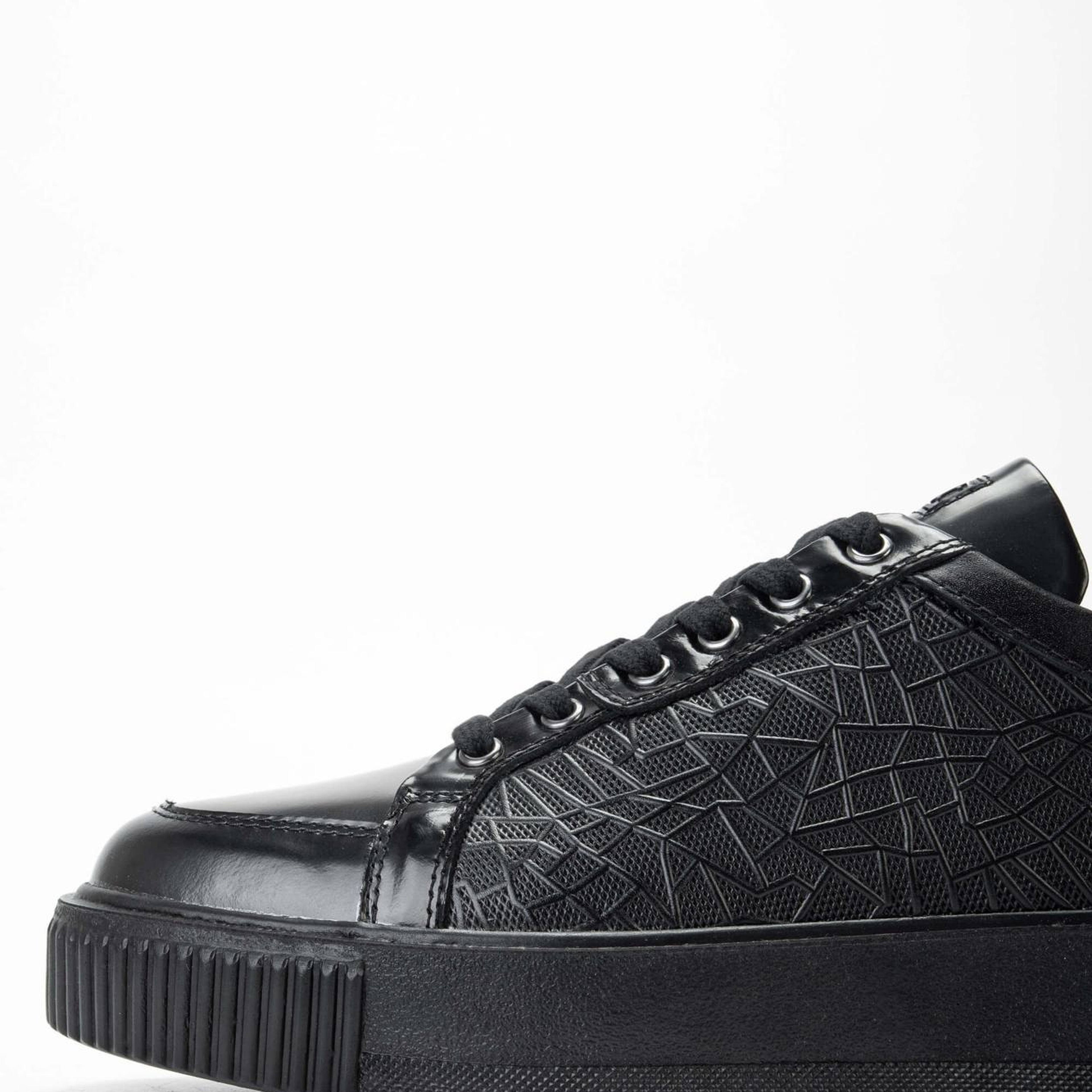 Tamer Tanca Erkek Hakiki Deri Siyah/Siyah Sneakers & Spor Ayakkabı