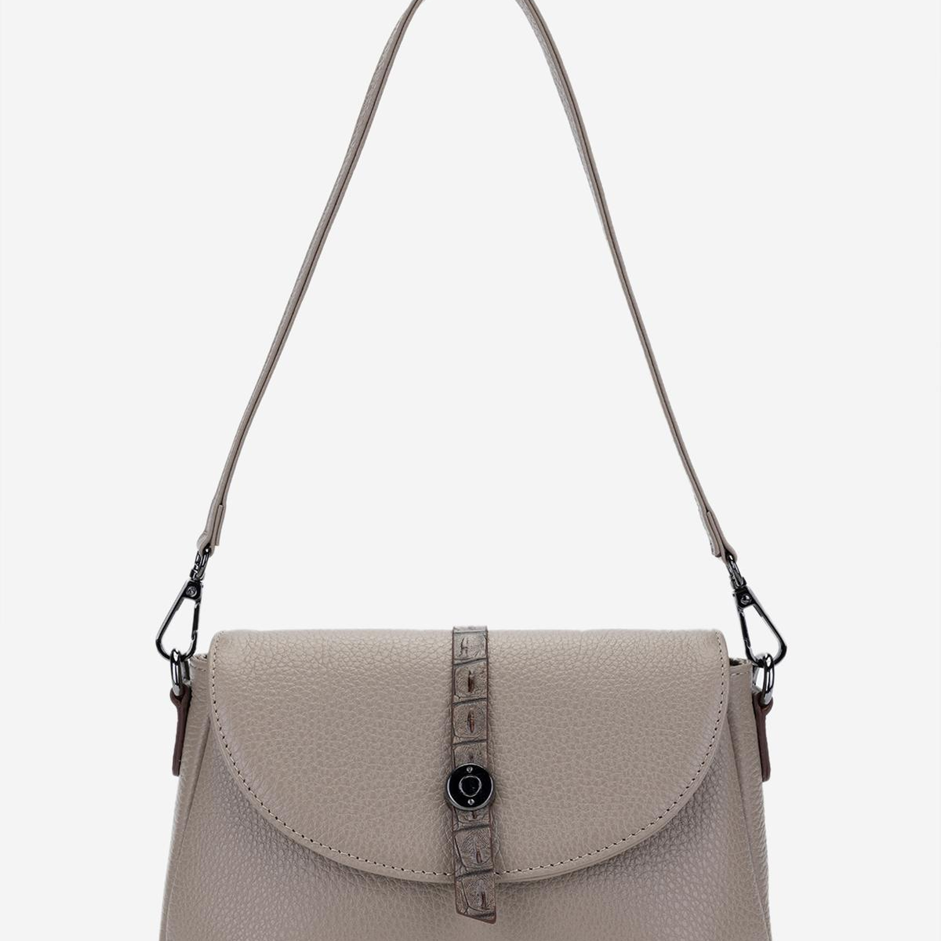 Valmenti Kadın Hakiki Deri Vizon Floter Kol Çantası