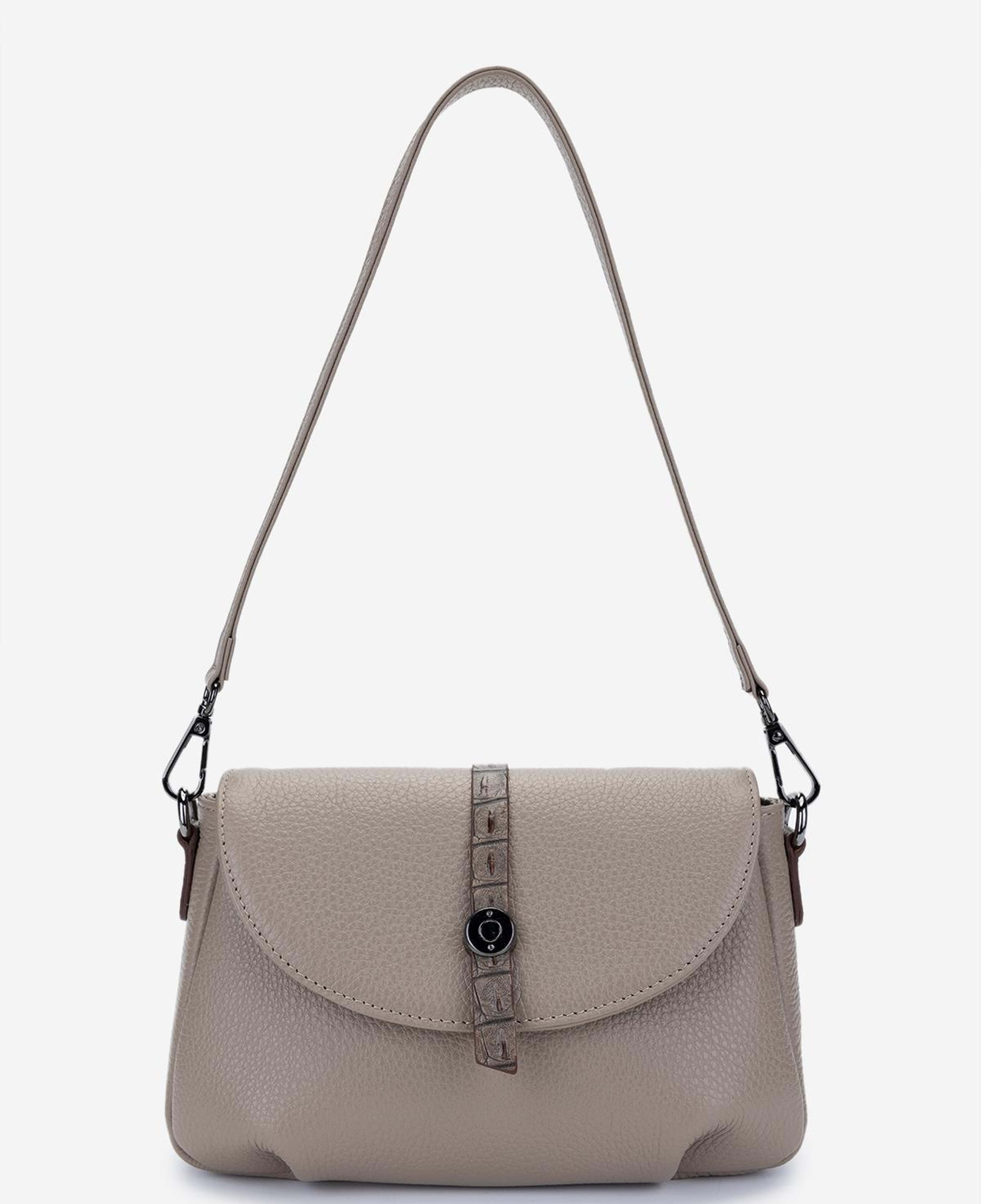 Valmenti Kadın Hakiki Deri Vizon Floter Kol Çantası