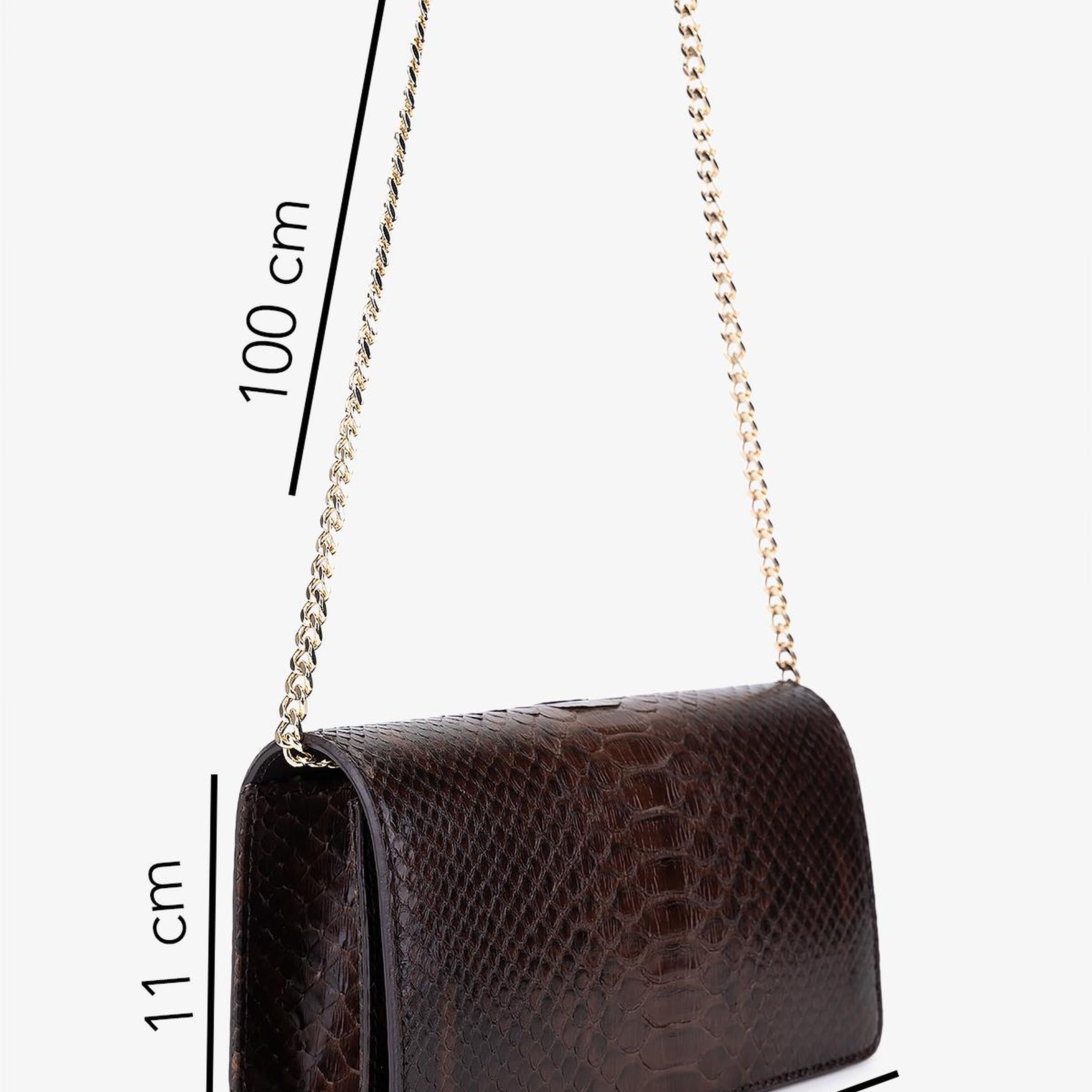 Valmenti Kadın Hakiki Deri Kahverengi Omuz Çanta