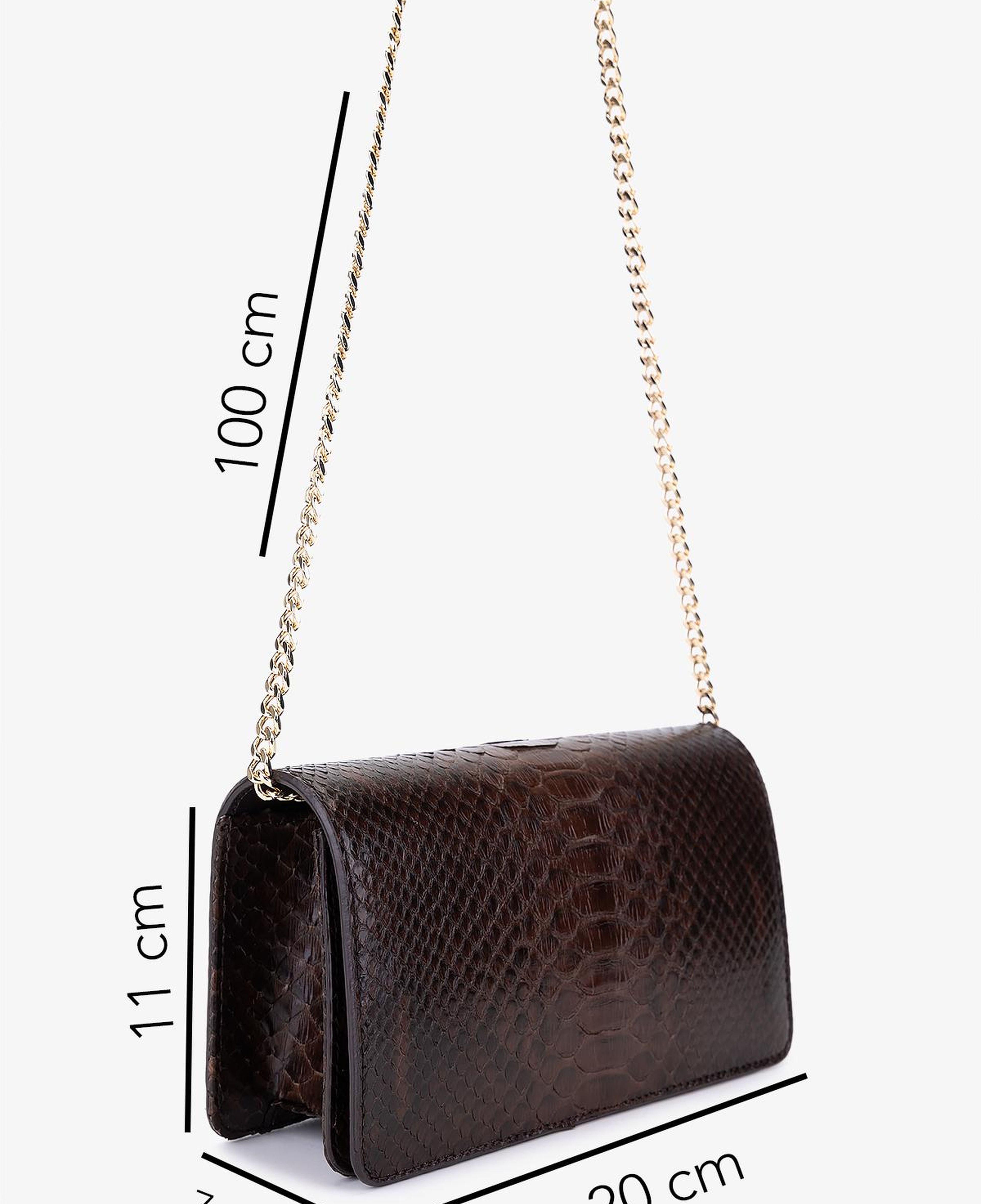 Valmenti Kadın Hakiki Deri Kahverengi Omuz Çanta