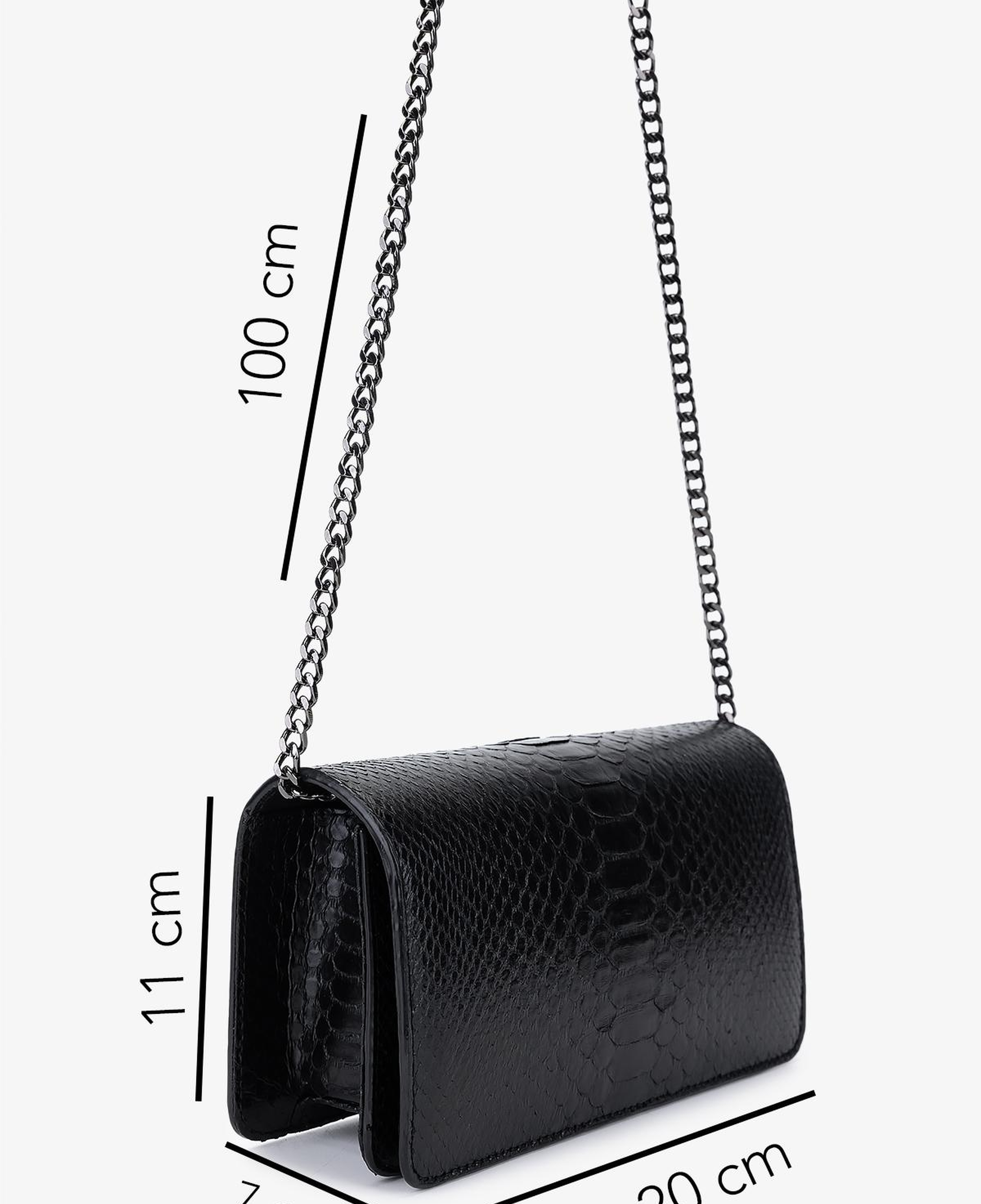 Valmenti Kadın Hakiki Deri Siyah Omuz Çanta