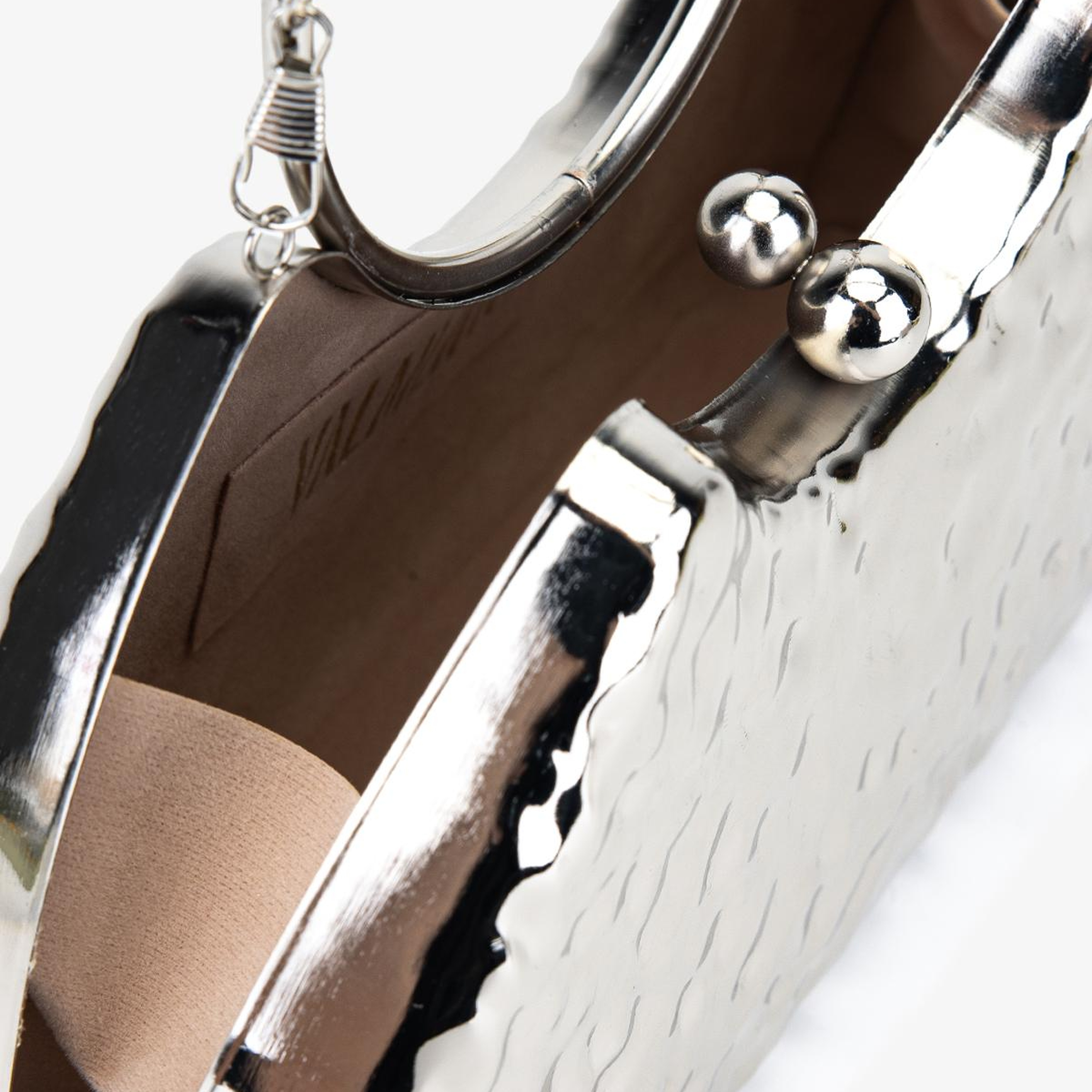 Valmenti Kadın Vegan Gri Abiye Çanta