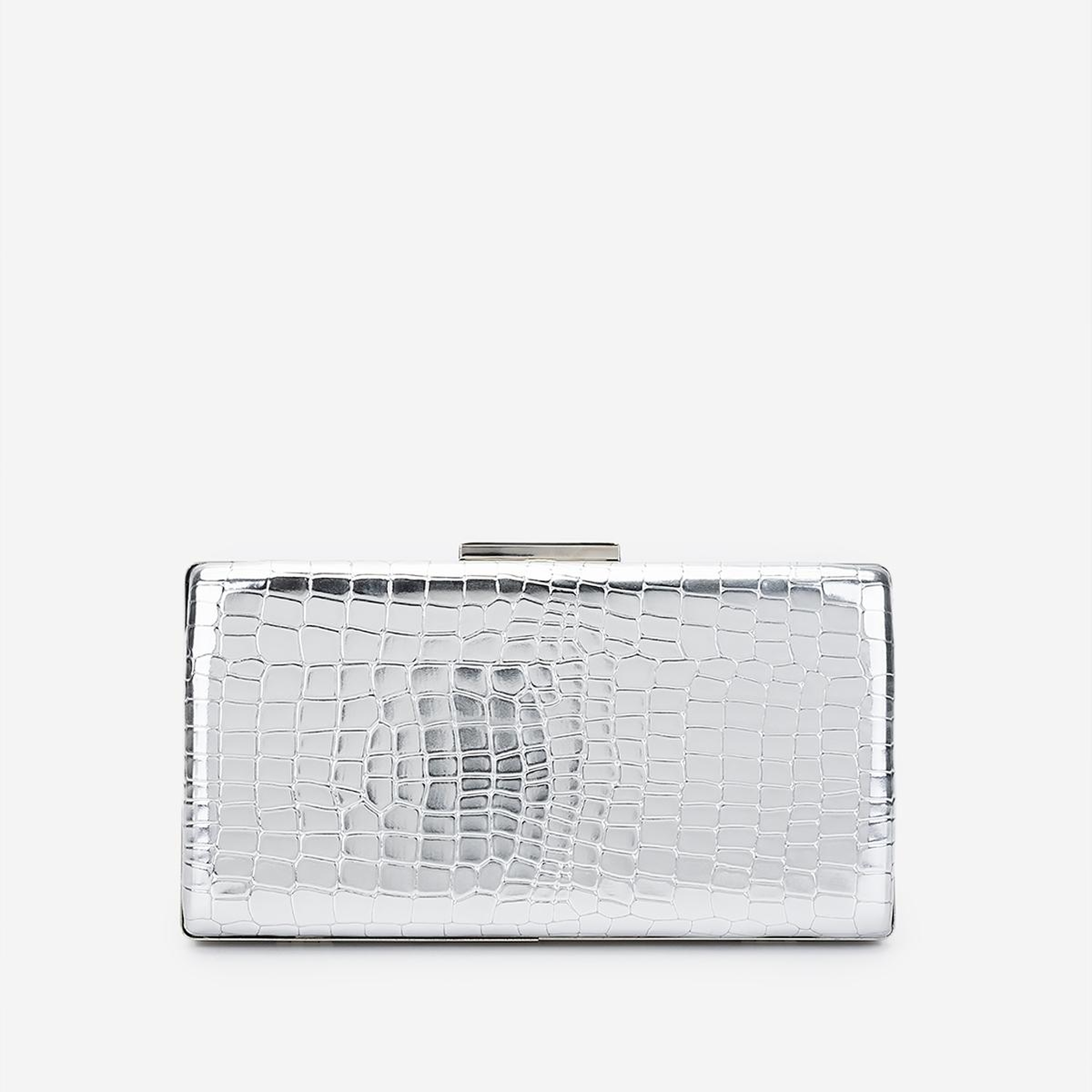 Valmenti Kadın Suni Deri Gri Abiye Çanta