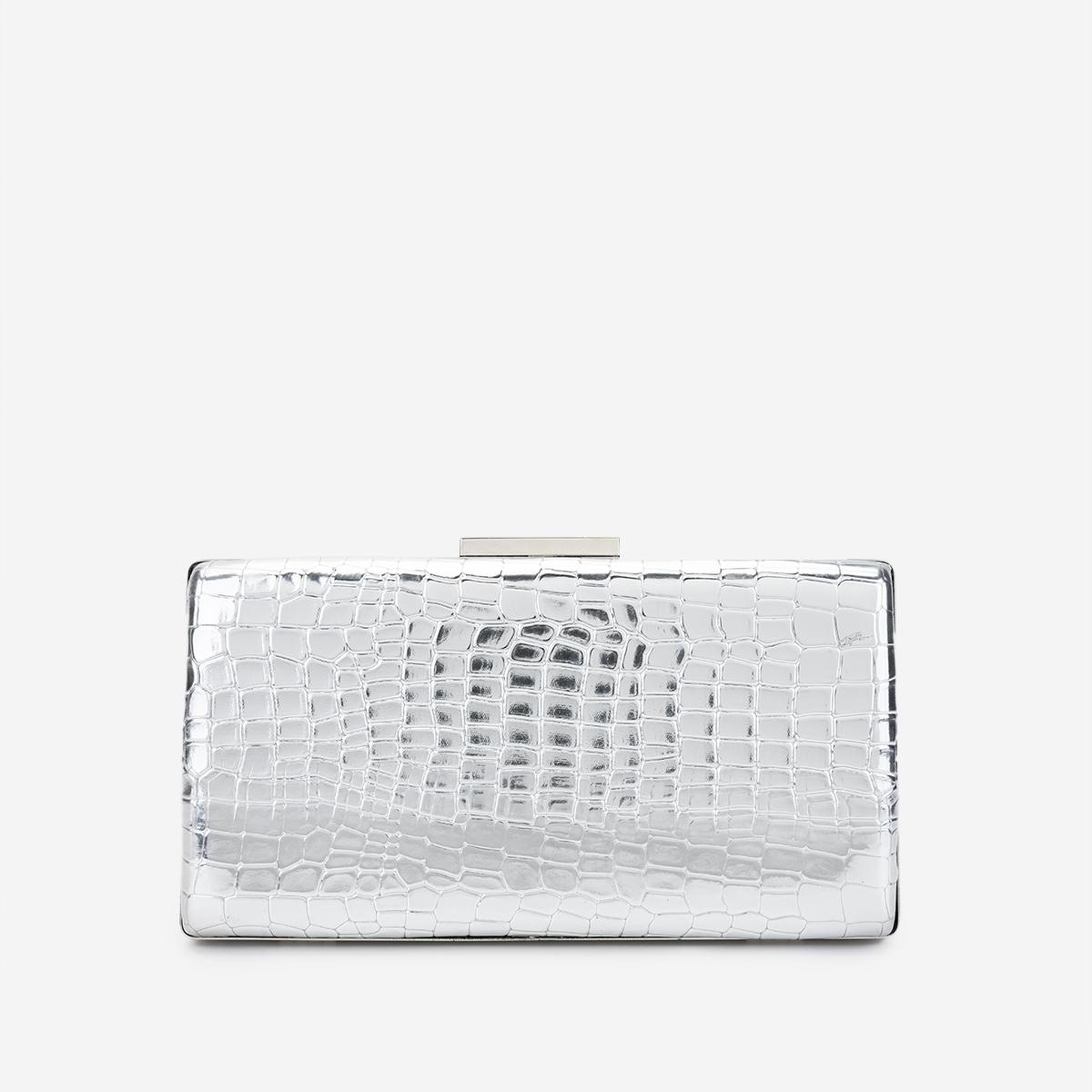 Valmenti Kadın Suni Deri Gri Abiye Çanta