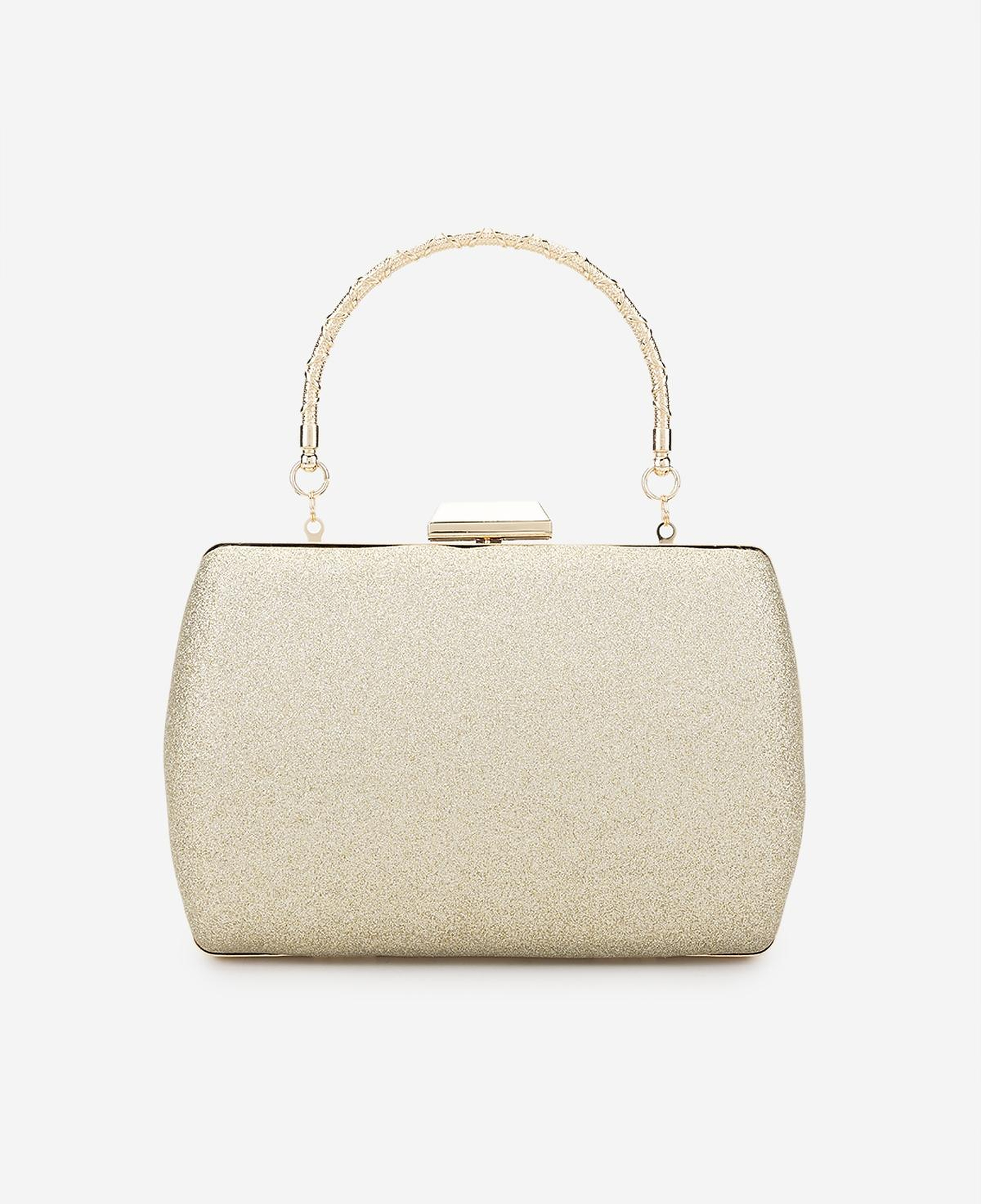 Valmenti Kadın Suni Deri Sarı Abiye Çanta