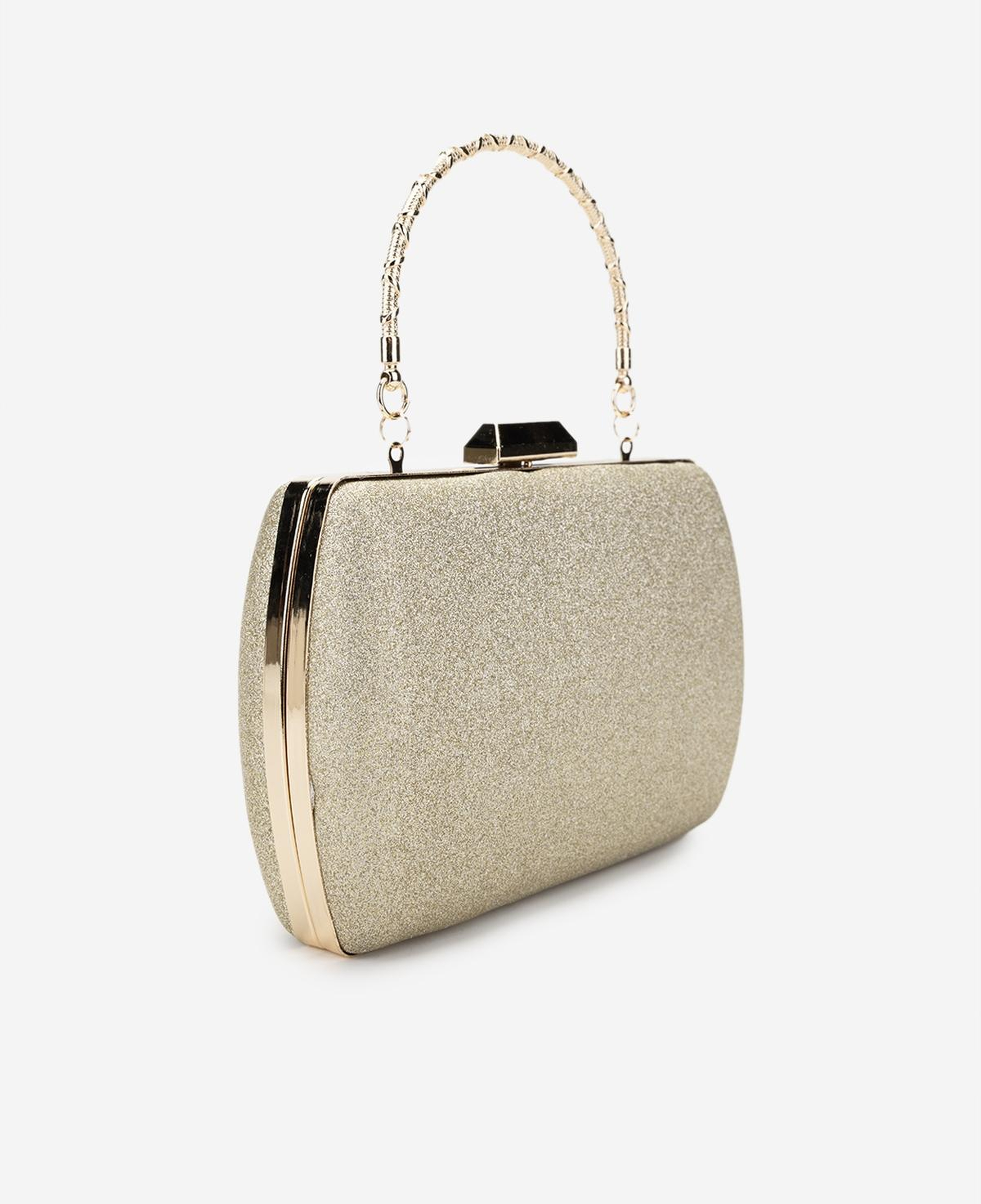 Valmenti Kadın Suni Deri Sarı Abiye Çanta