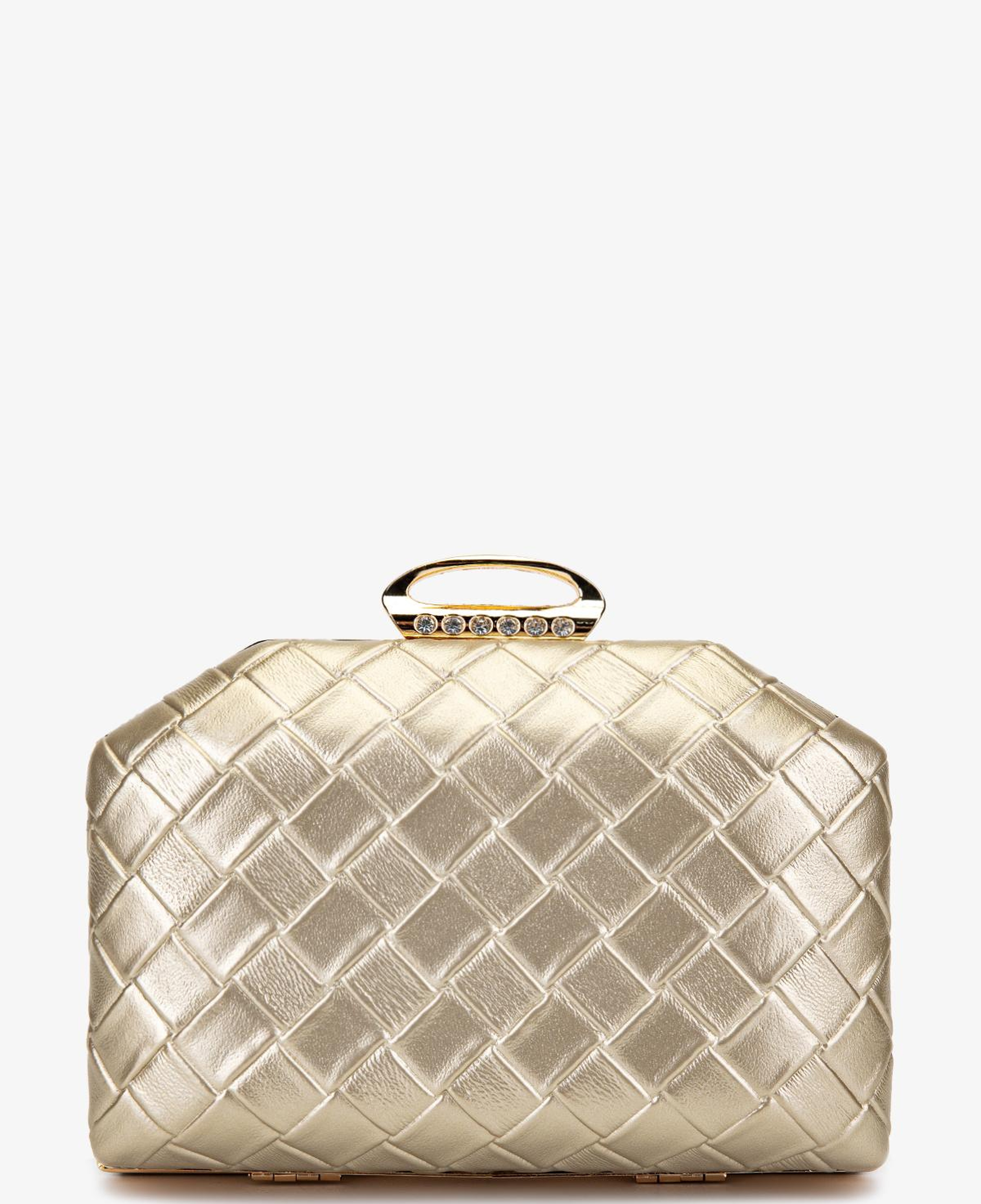 Valmenti Kadın Vegan Altın Abiye Çanta