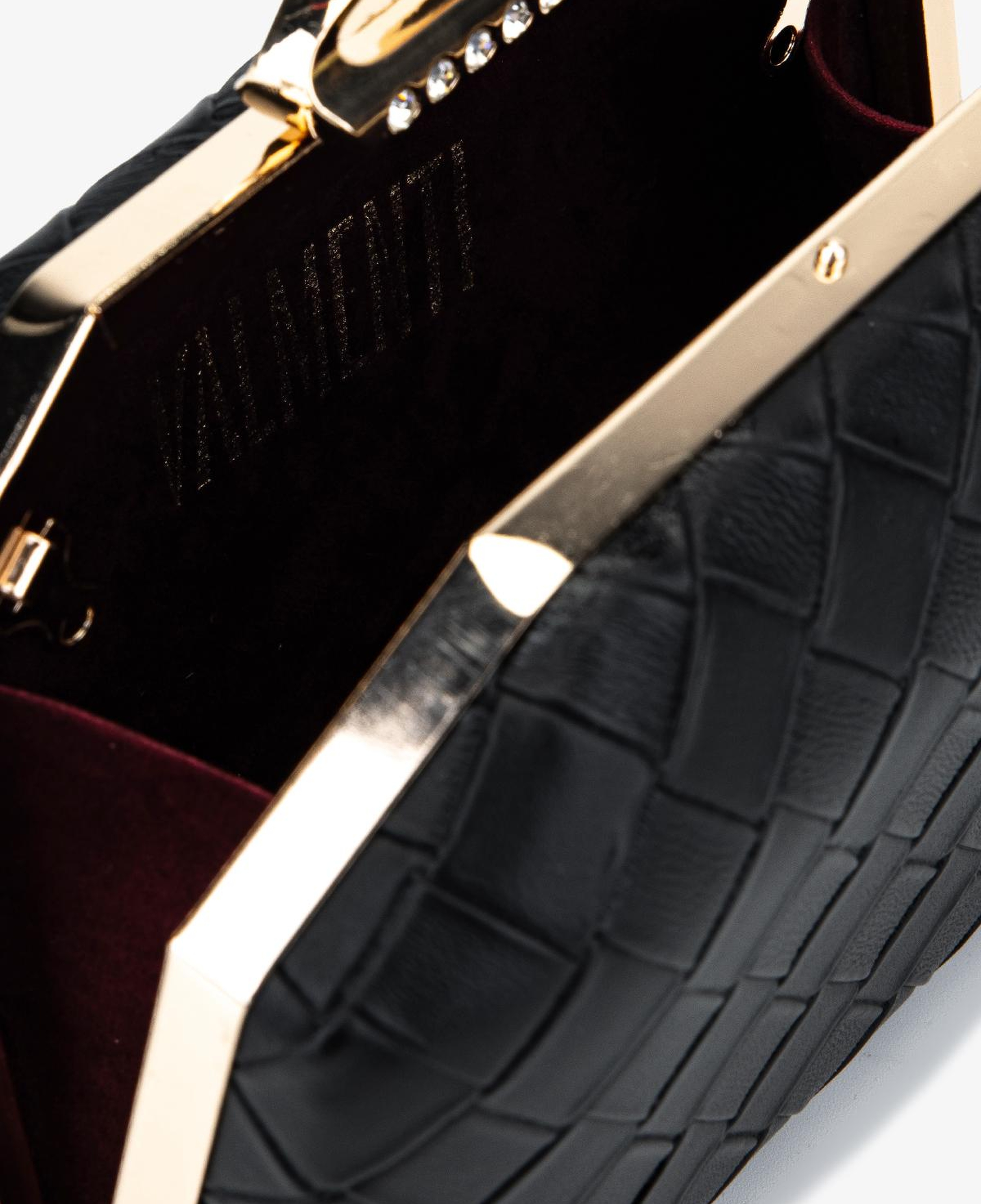 Valmenti Kadın Vegan Siyah Abiye Çanta