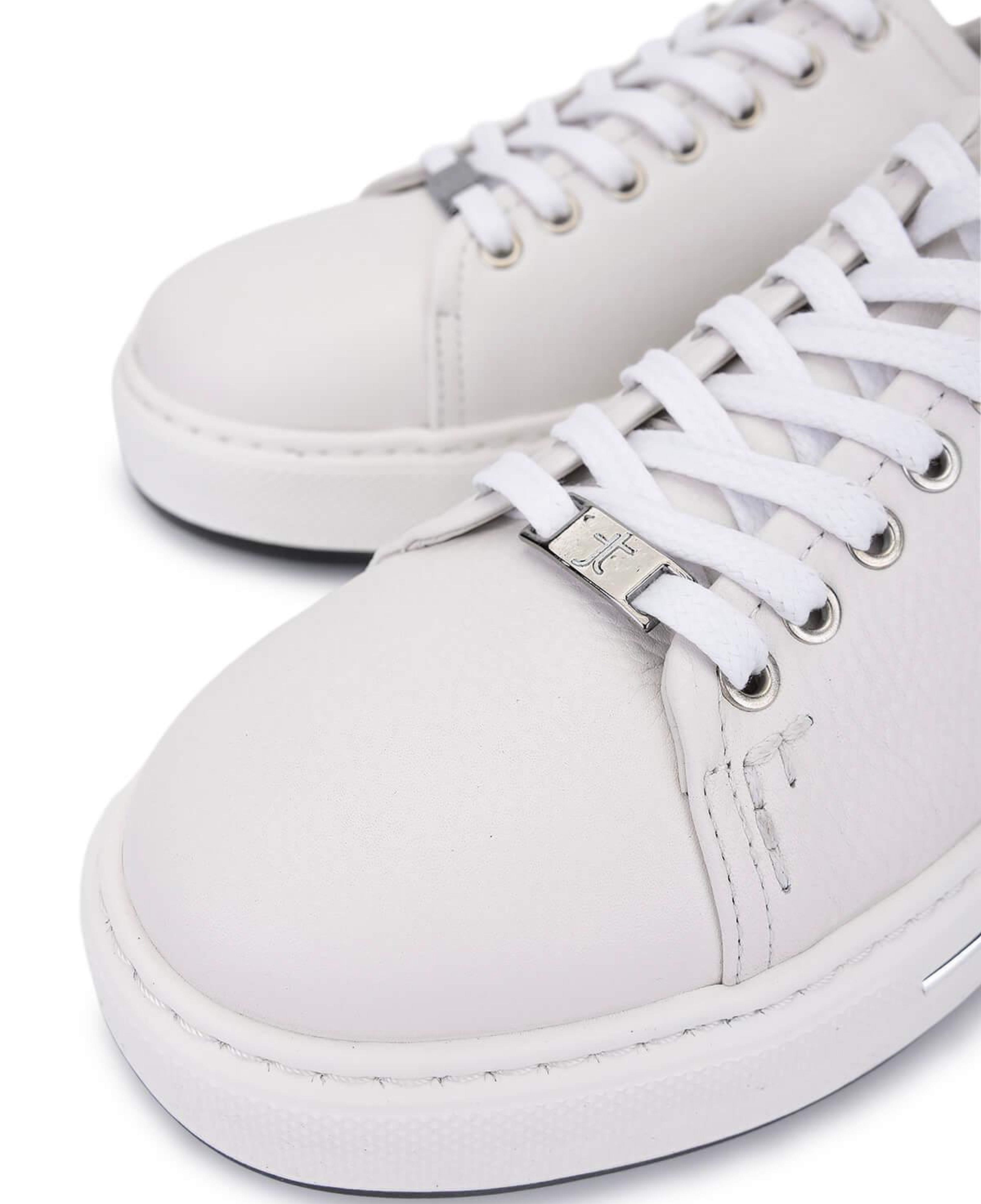 Tamer Tanca Erkek Hakiki Deri Kirli Beyaz Sneakers & Spor Ayakkabı