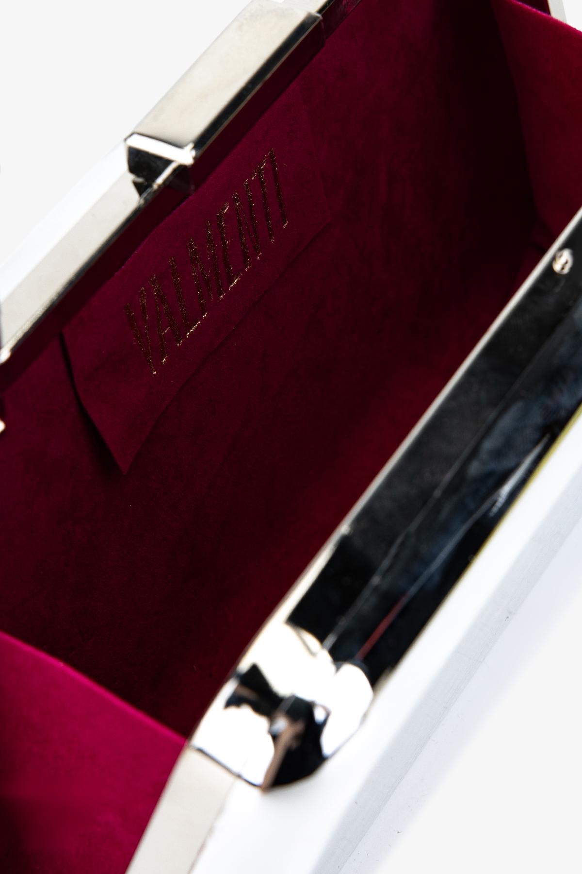 Valmenti Kadın Vegan Gri Abiye Çanta