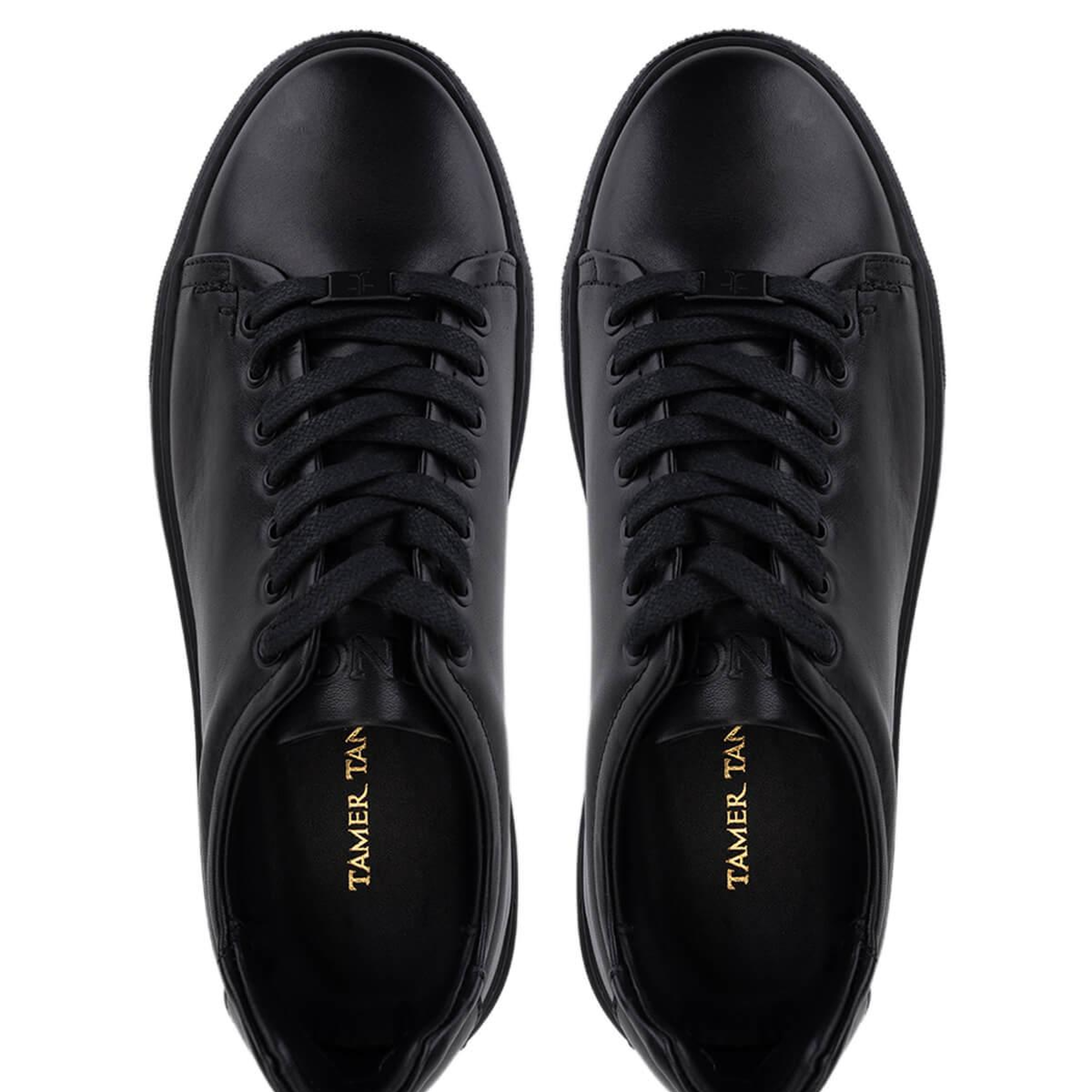 Tamer Tanca Erkek Siyah Deri Sneakers & Spor Ayakkabı