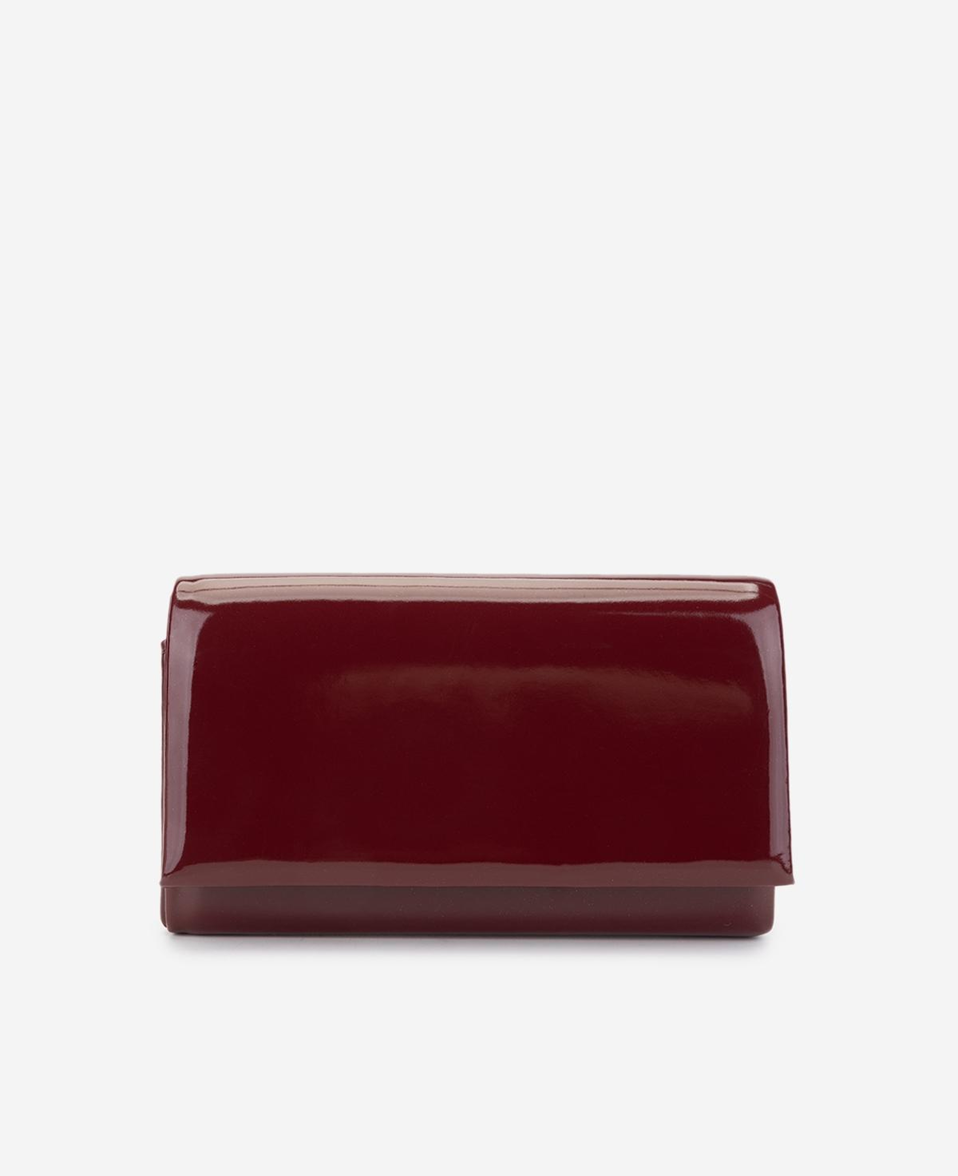 Valmenti Kadın Suni Deri Bordo Rugan Abiye Çanta