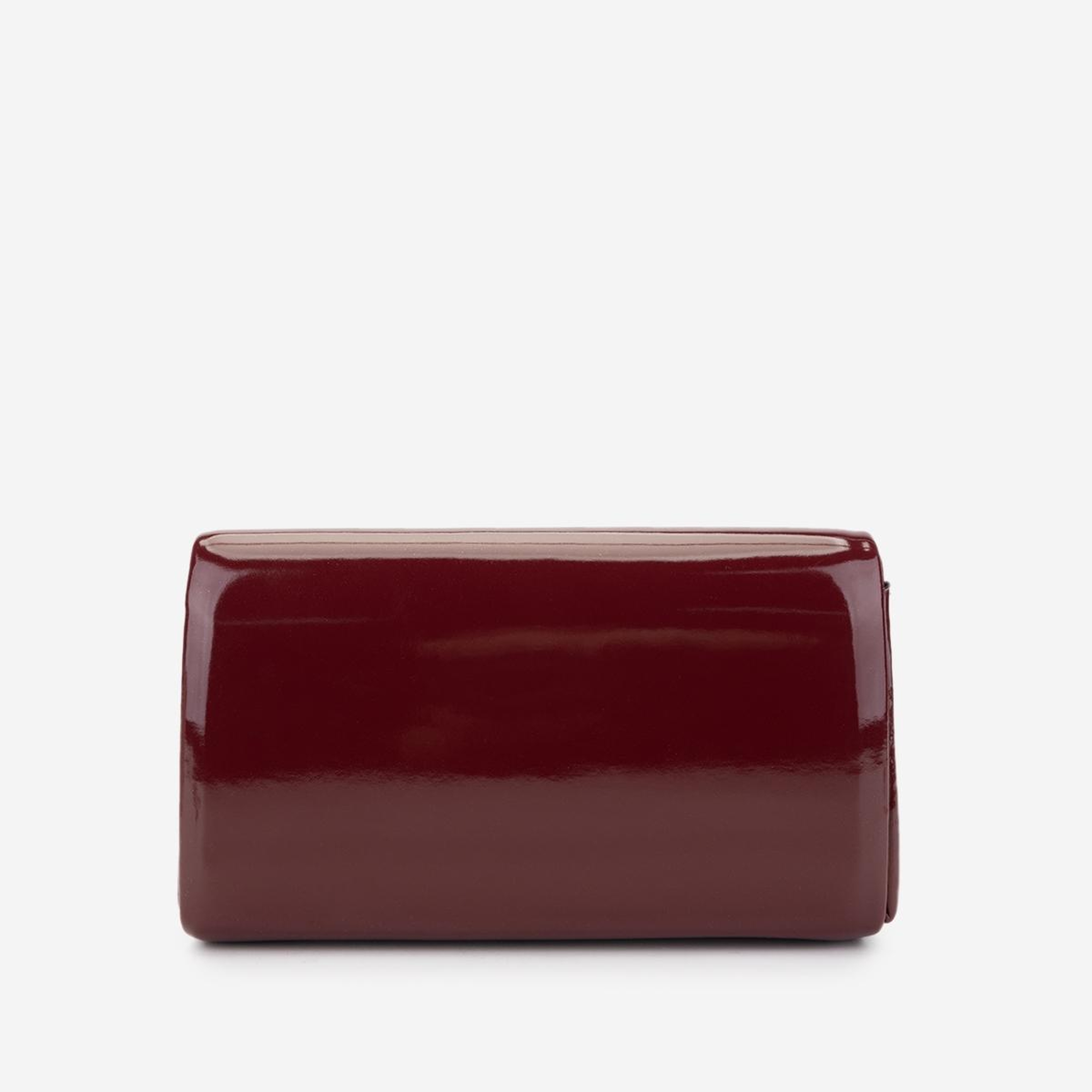 Valmenti Kadın Suni Deri Bordo Rugan Abiye Çanta