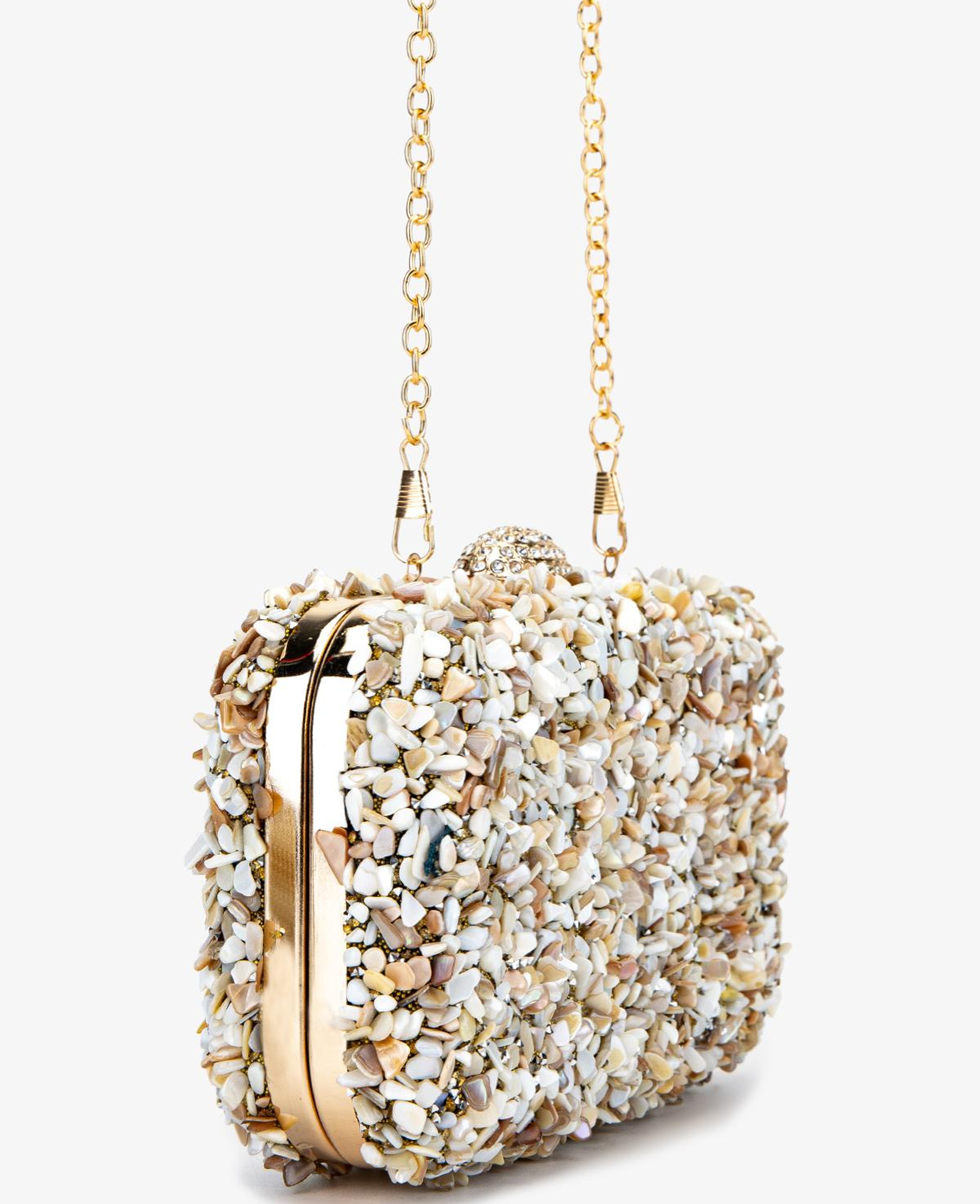 Valmenti Kadın Vegan Bej Abiye Çanta