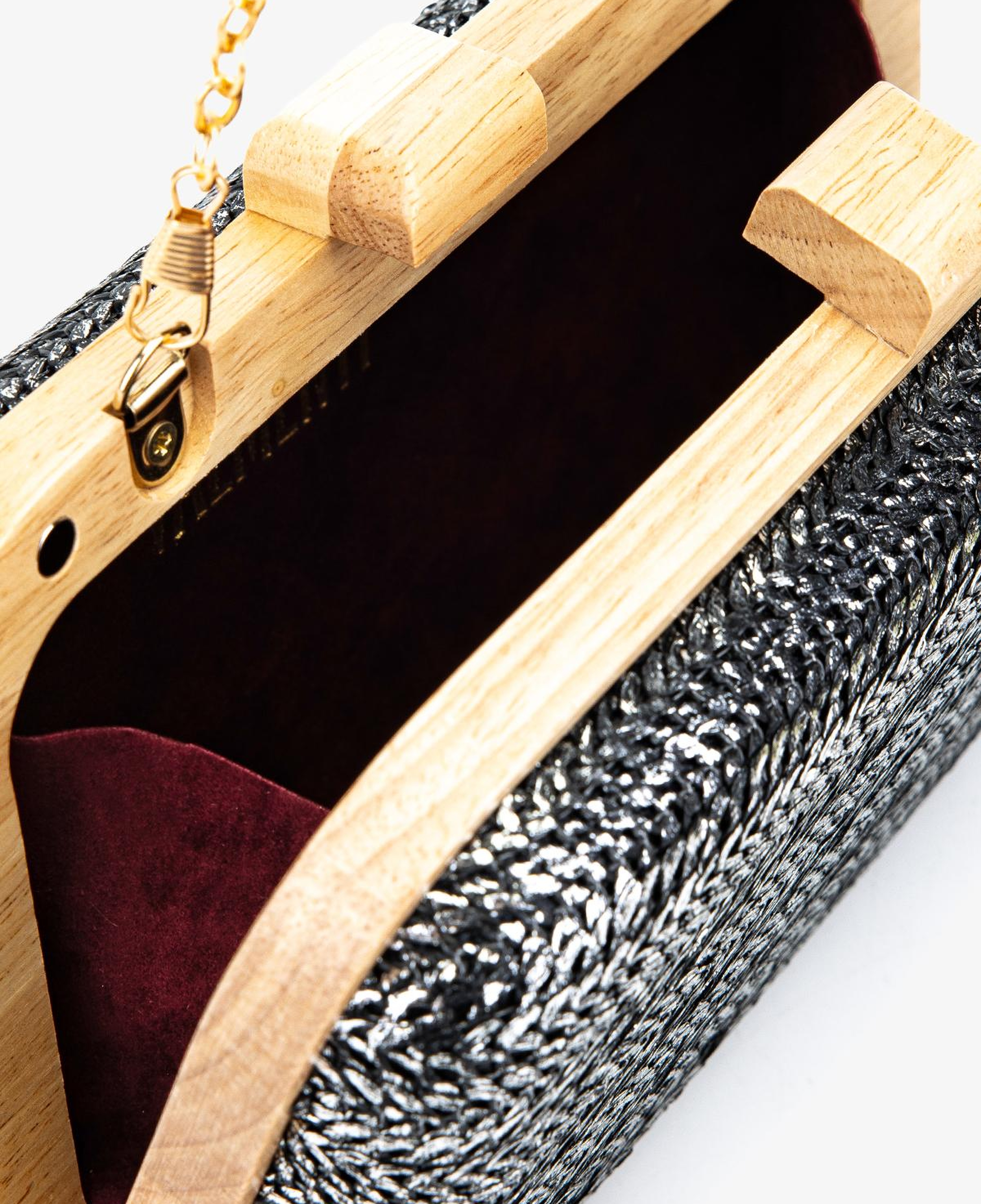 Valmenti Kadın Vegan Siyah Abiye Çanta