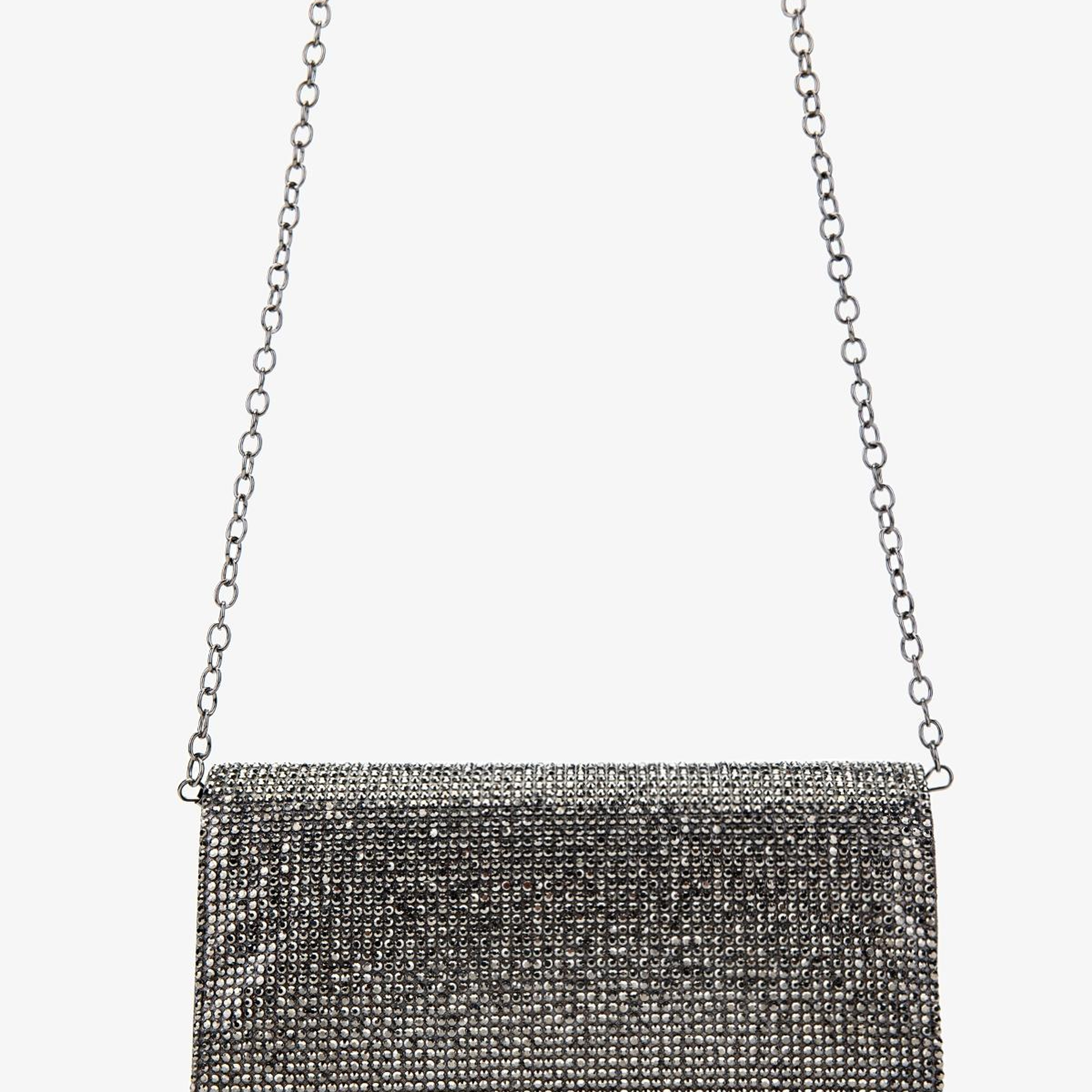 Valmenti Kadın Suni Deri Antrasit Abiye Çanta