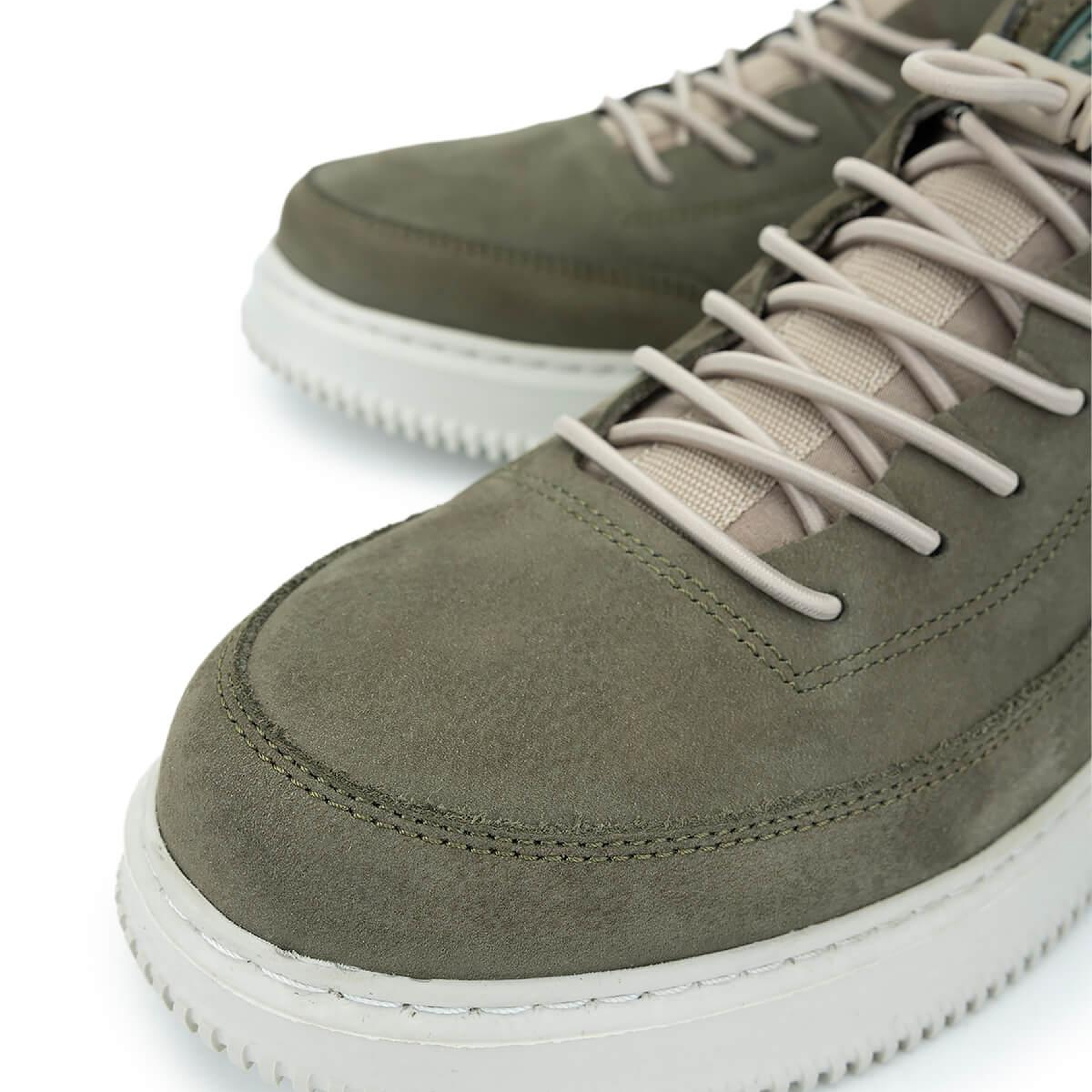 Tamer Tanca Erkek Hakiki Deri Yeşil Nubuk Sneakers & Spor Ayakkabı