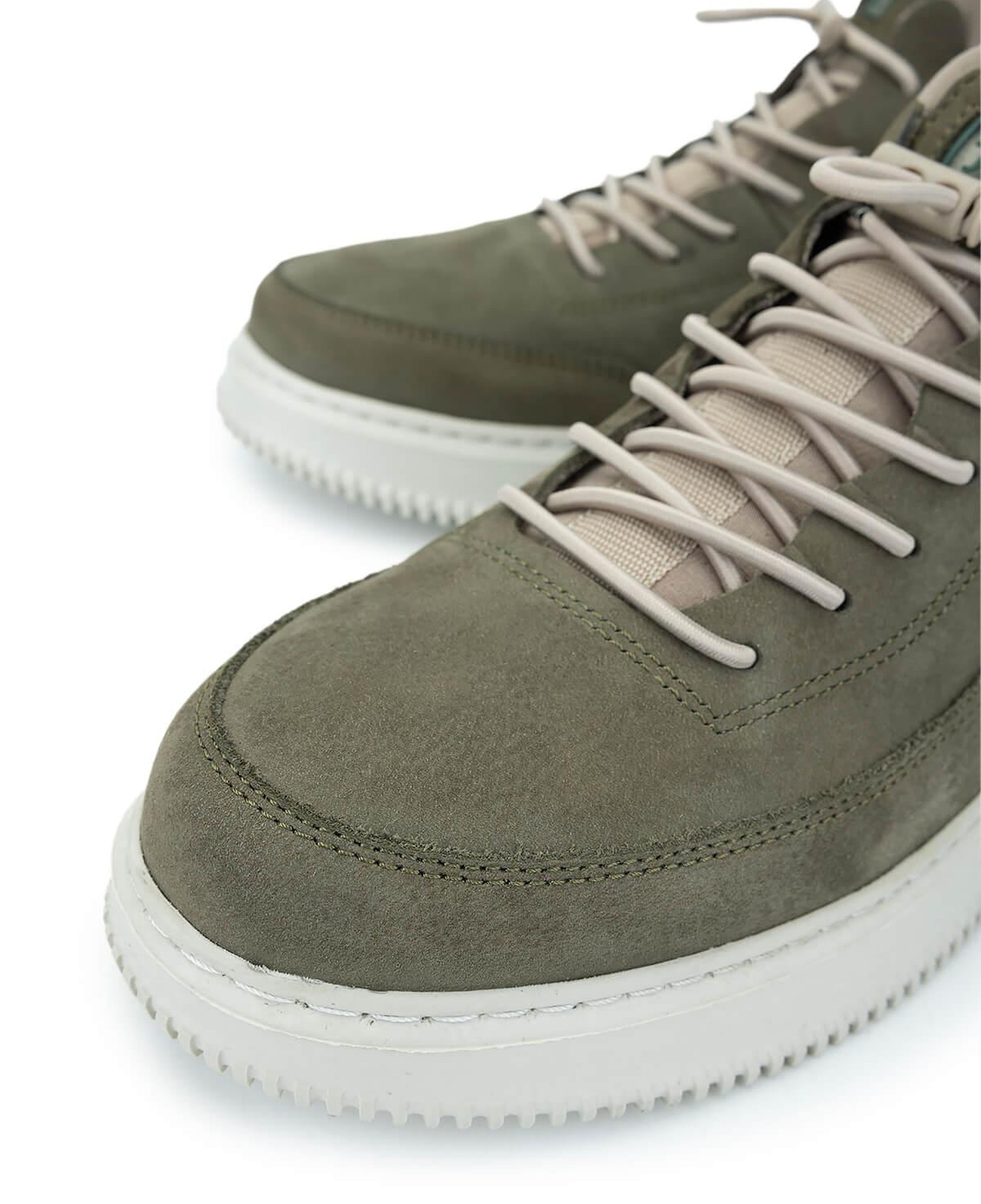 Tamer Tanca Erkek Hakiki Deri Yeşil Nubuk Sneakers & Spor Ayakkabı