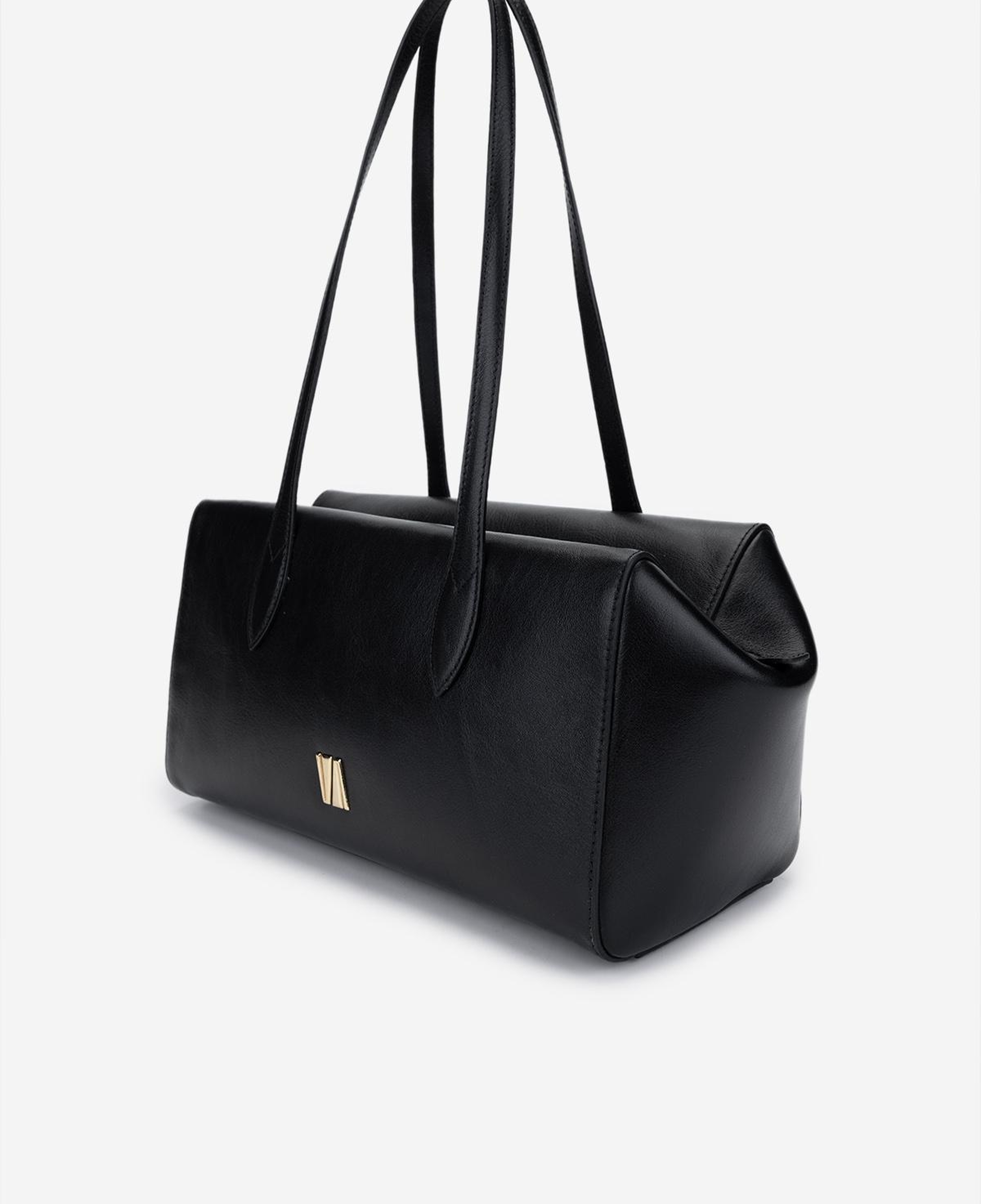 Valmenti Kadın Hakiki Deri Siyah Omuz Çanta