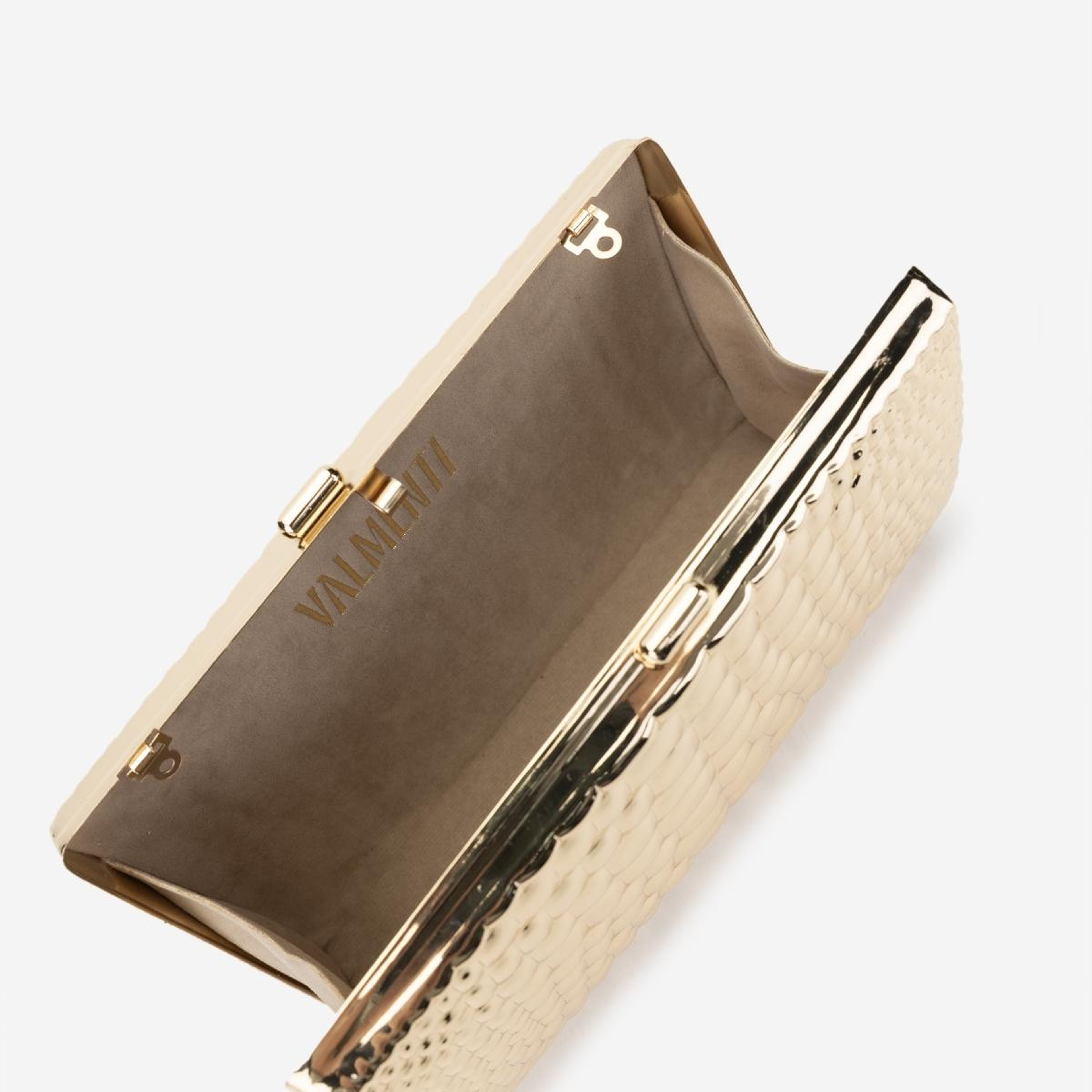 Valmenti Kadın Suni Deri Sarı Abiye Çanta