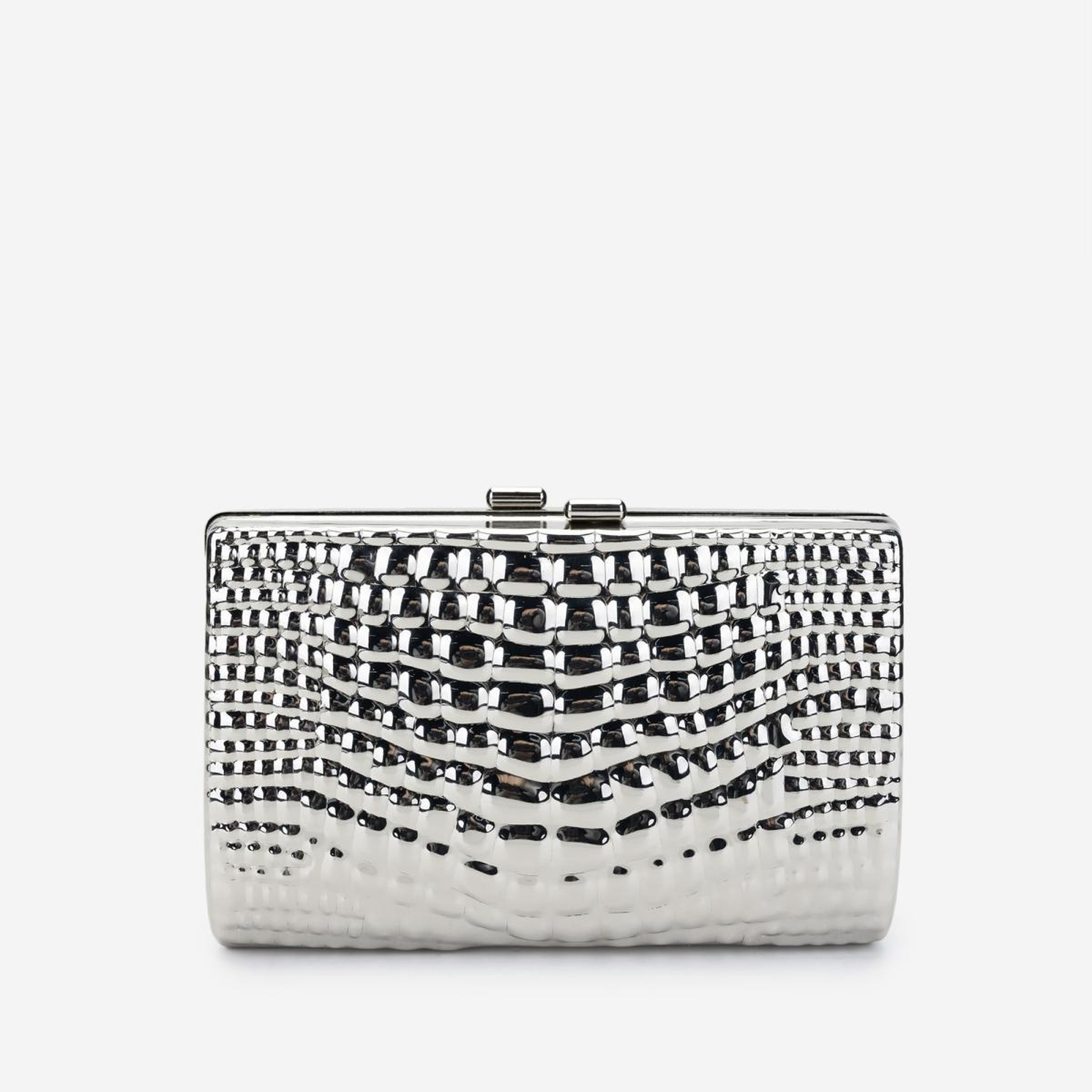 Valmenti Kadın Suni Deri Gri Abiye Çanta