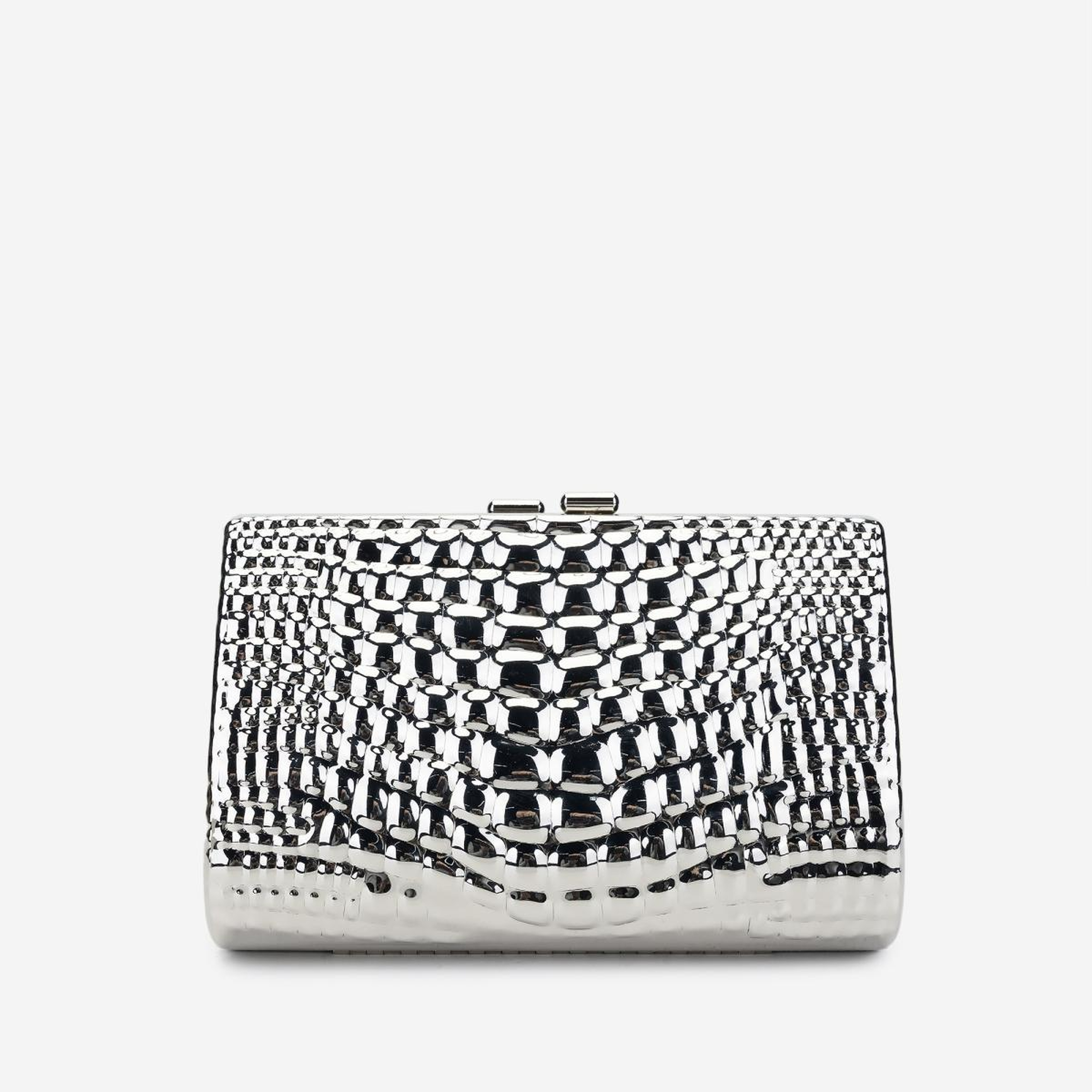 Valmenti Kadın Suni Deri Gri Abiye Çanta