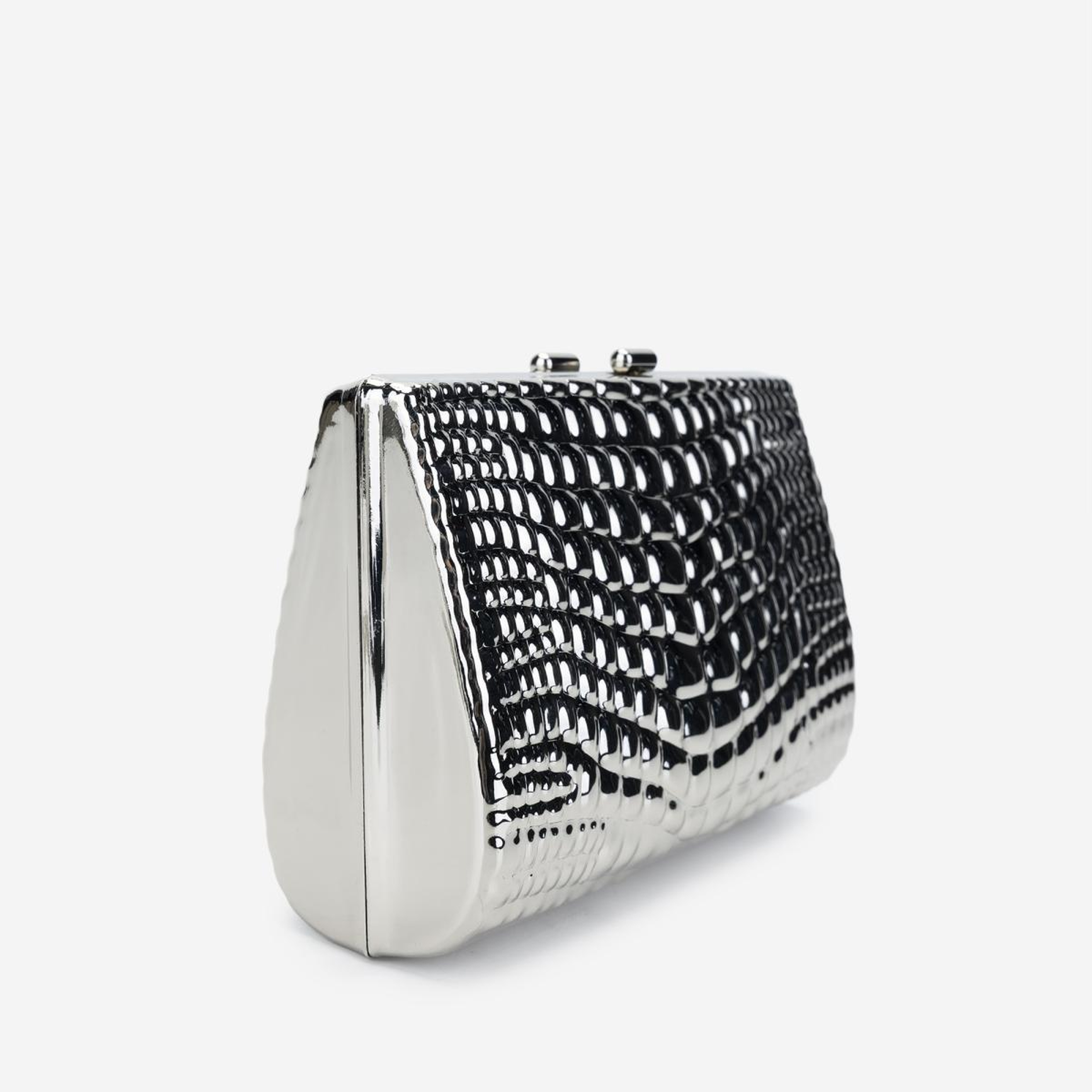 Valmenti Kadın Suni Deri Gri Abiye Çanta