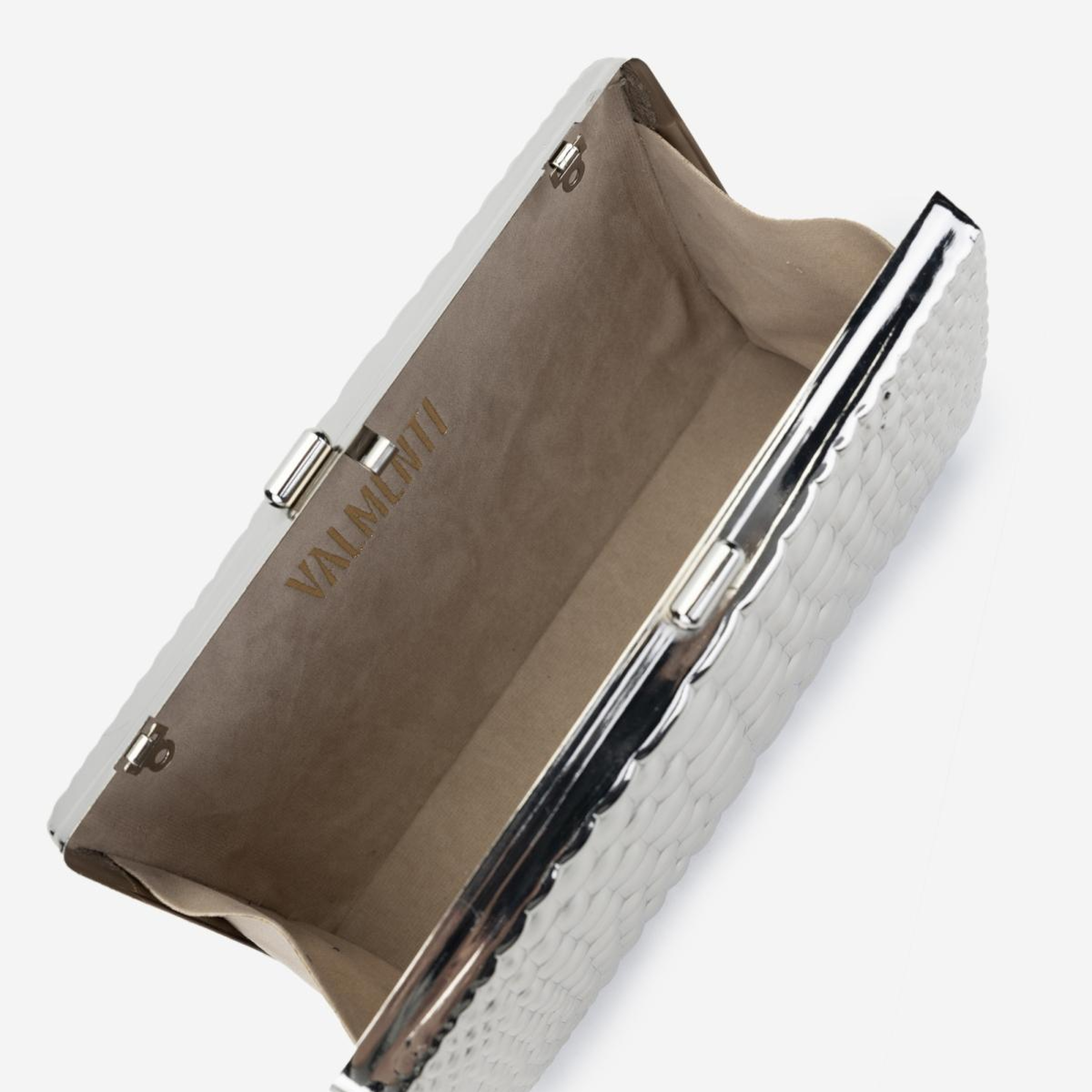 Valmenti Kadın Suni Deri Gri Abiye Çanta