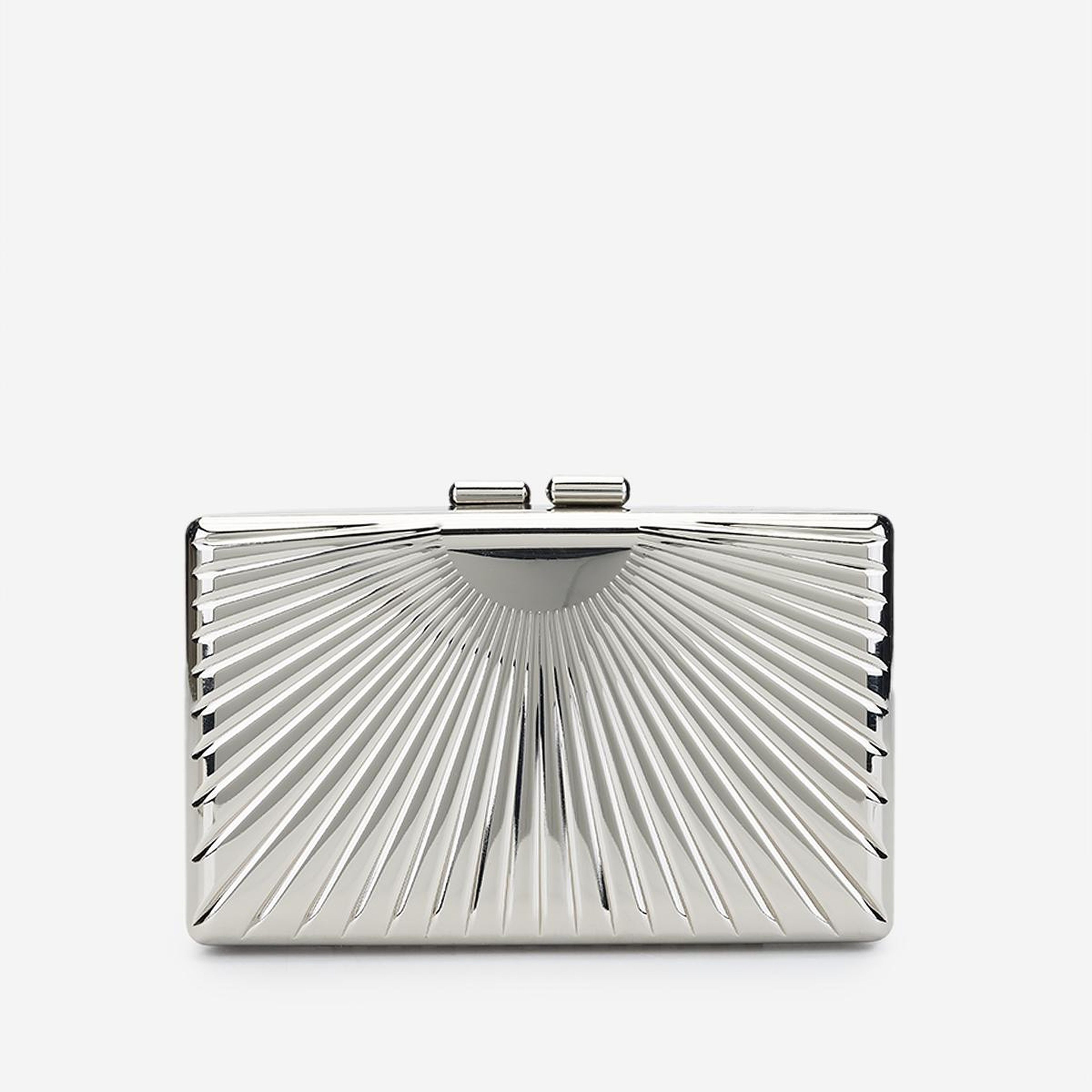 Valmenti Kadın Suni Deri Gri Abiye Çanta