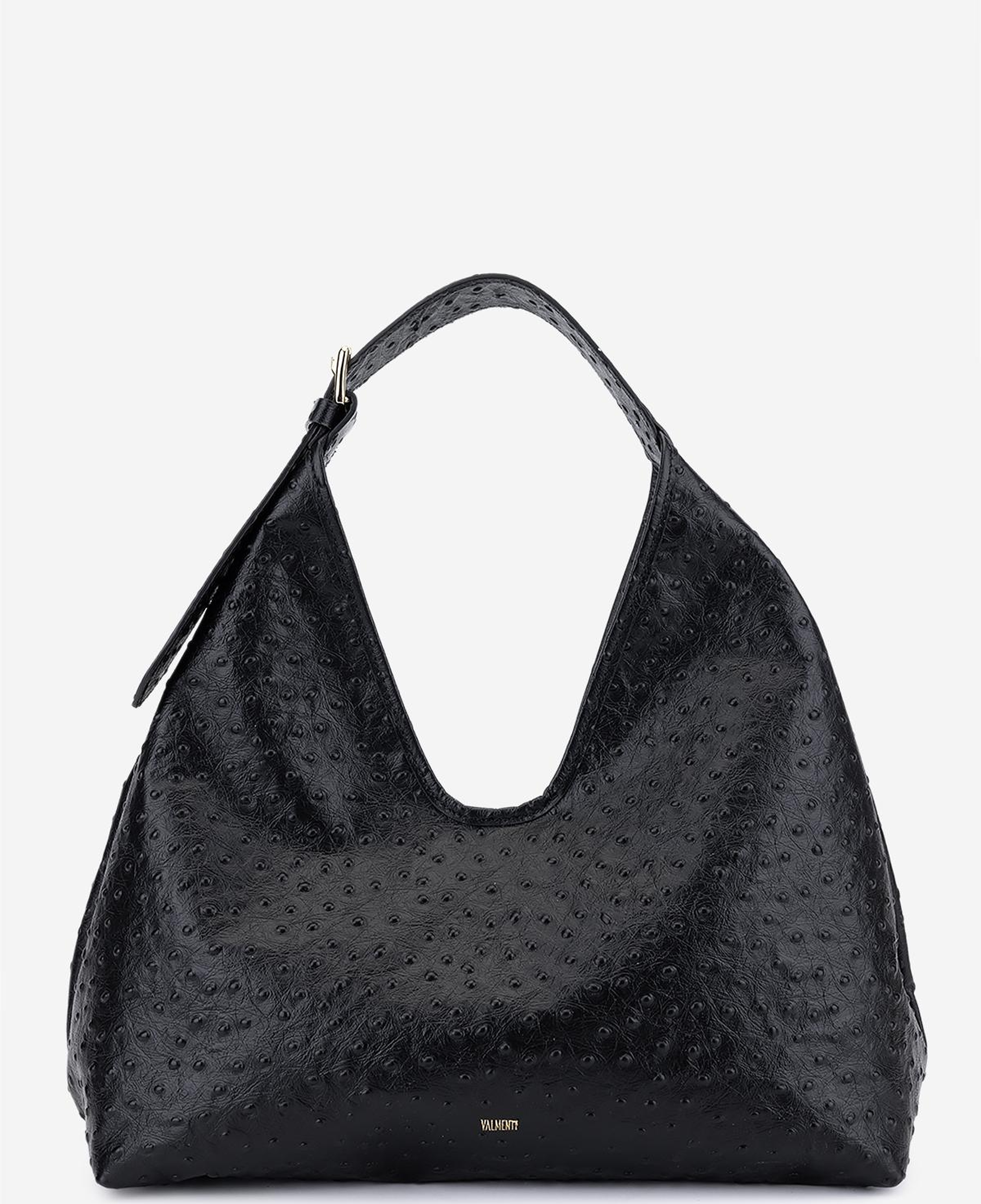 Valmenti Kadın Hakiki Deri Siyah Omuz Çanta