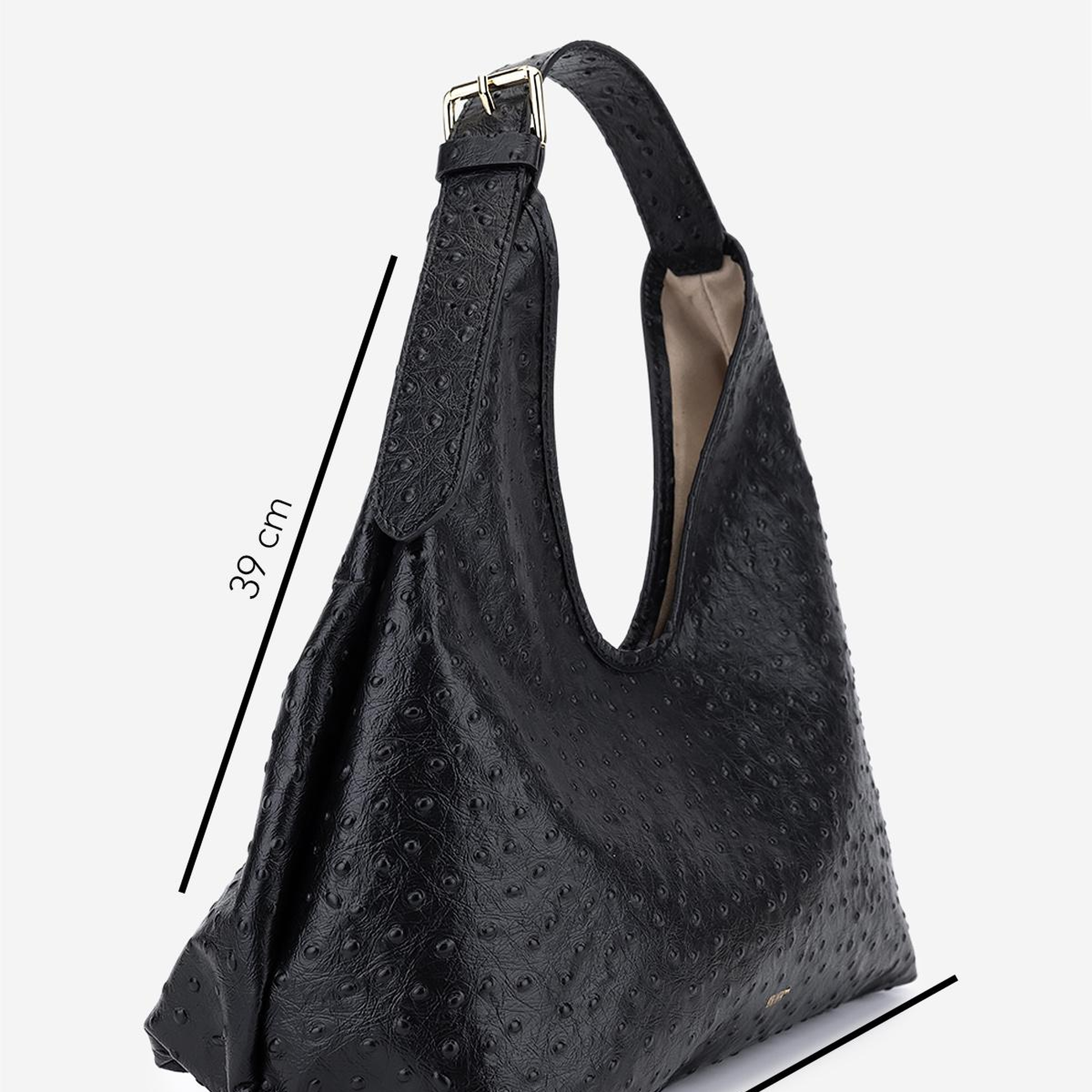 Valmenti Kadın Hakiki Deri Siyah Omuz Çanta