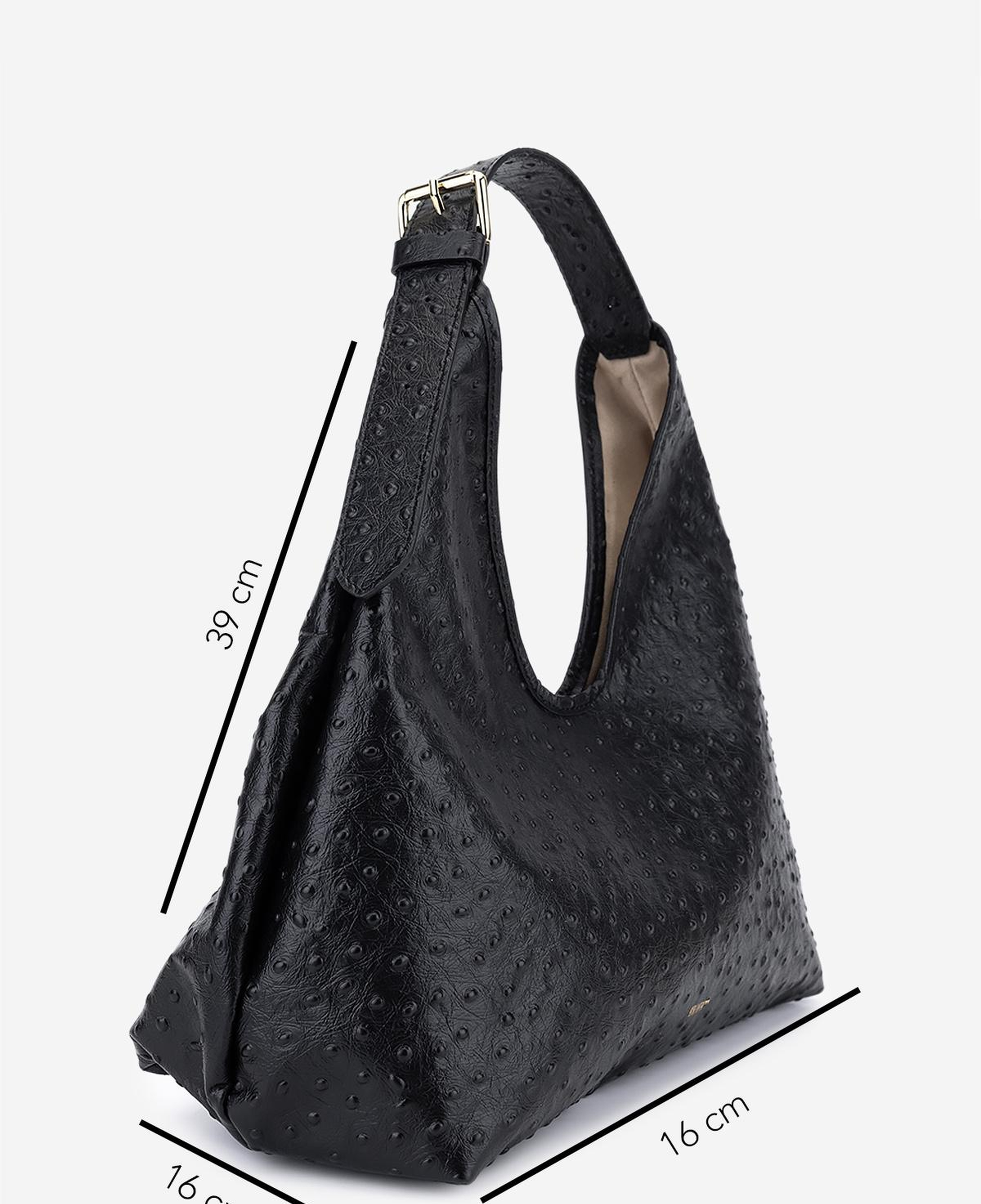 Valmenti Kadın Hakiki Deri Siyah Omuz Çanta